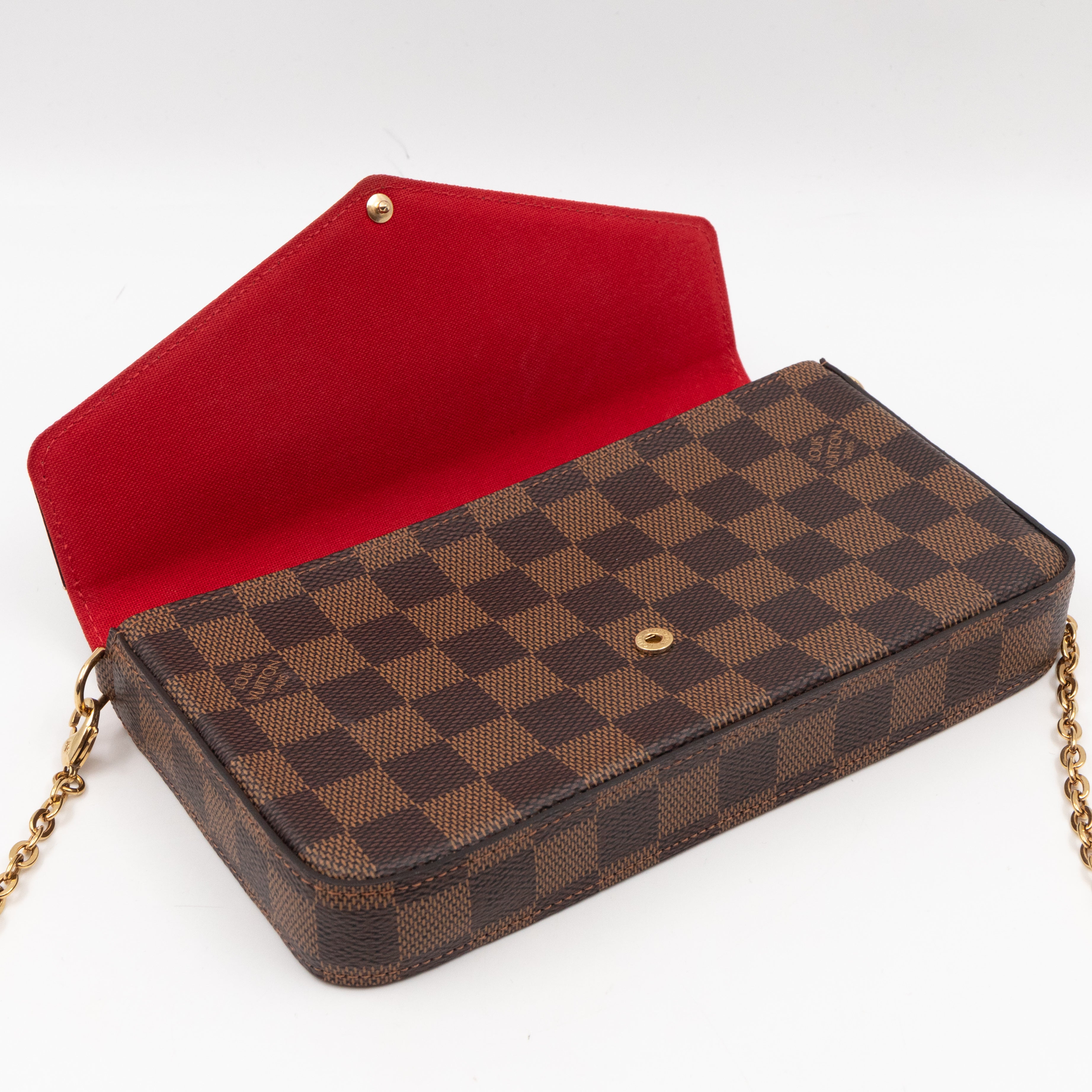 Pochette Felicie Damier Ebene