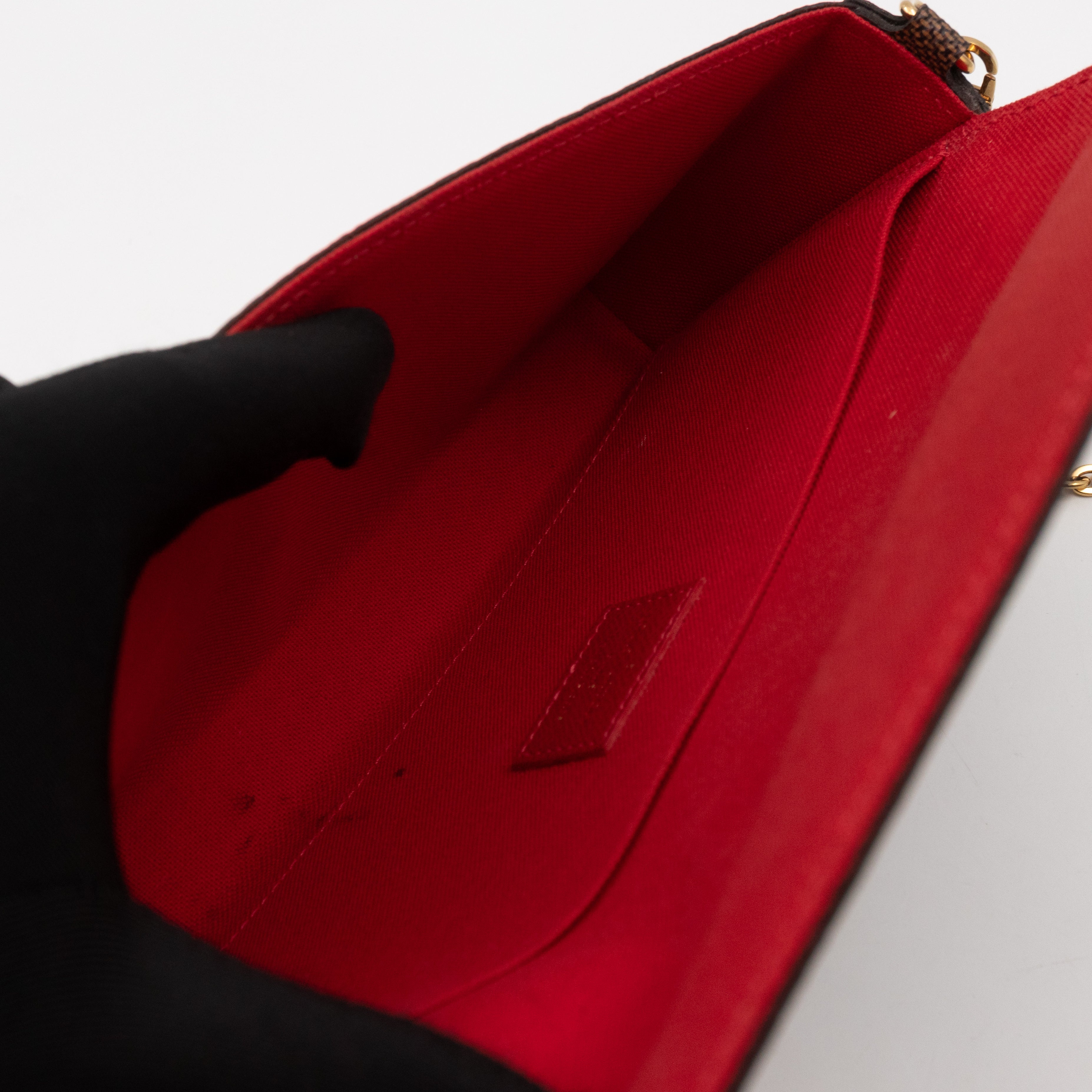 Pochette Felicie Damier Ebene