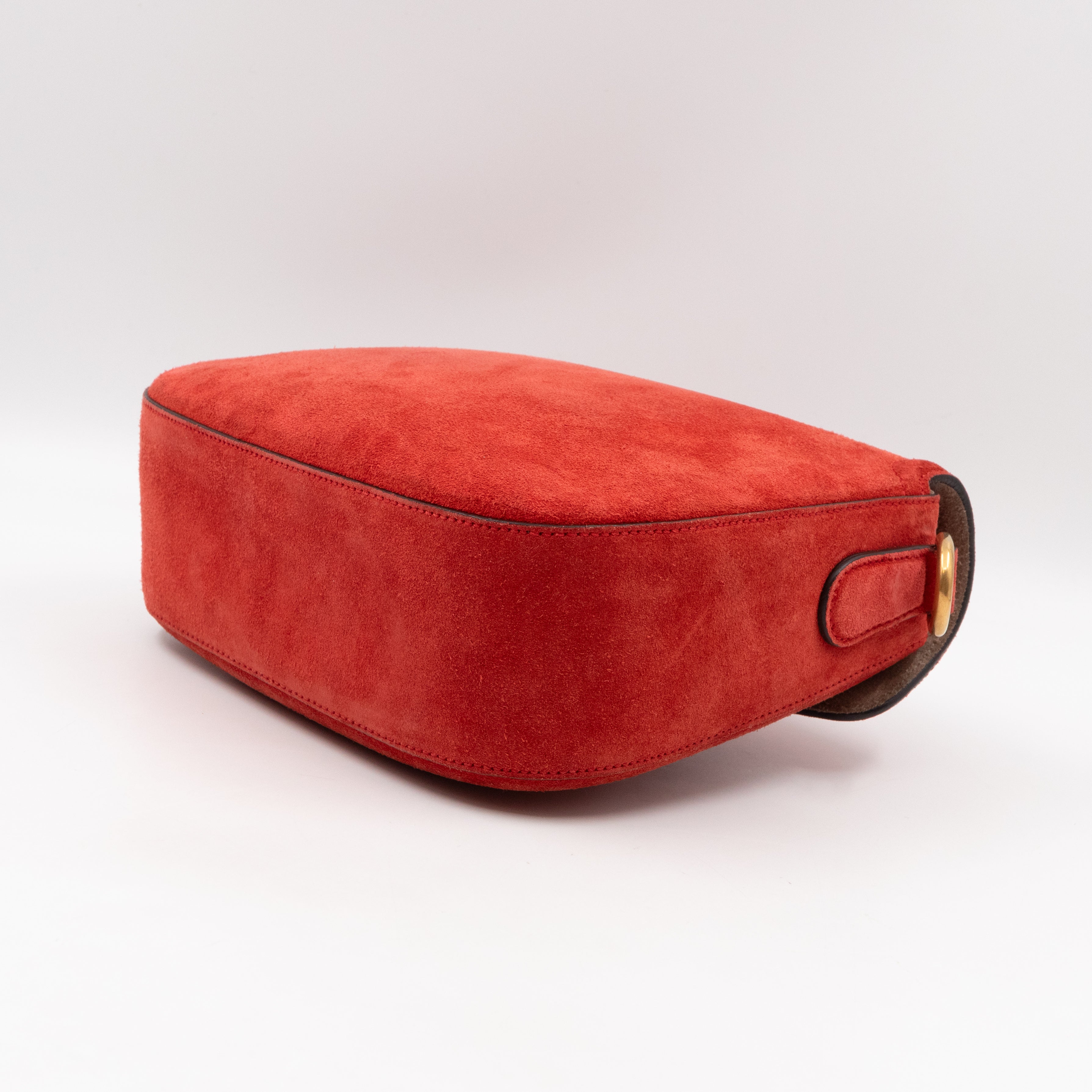 Lady Web Medium Red Suede