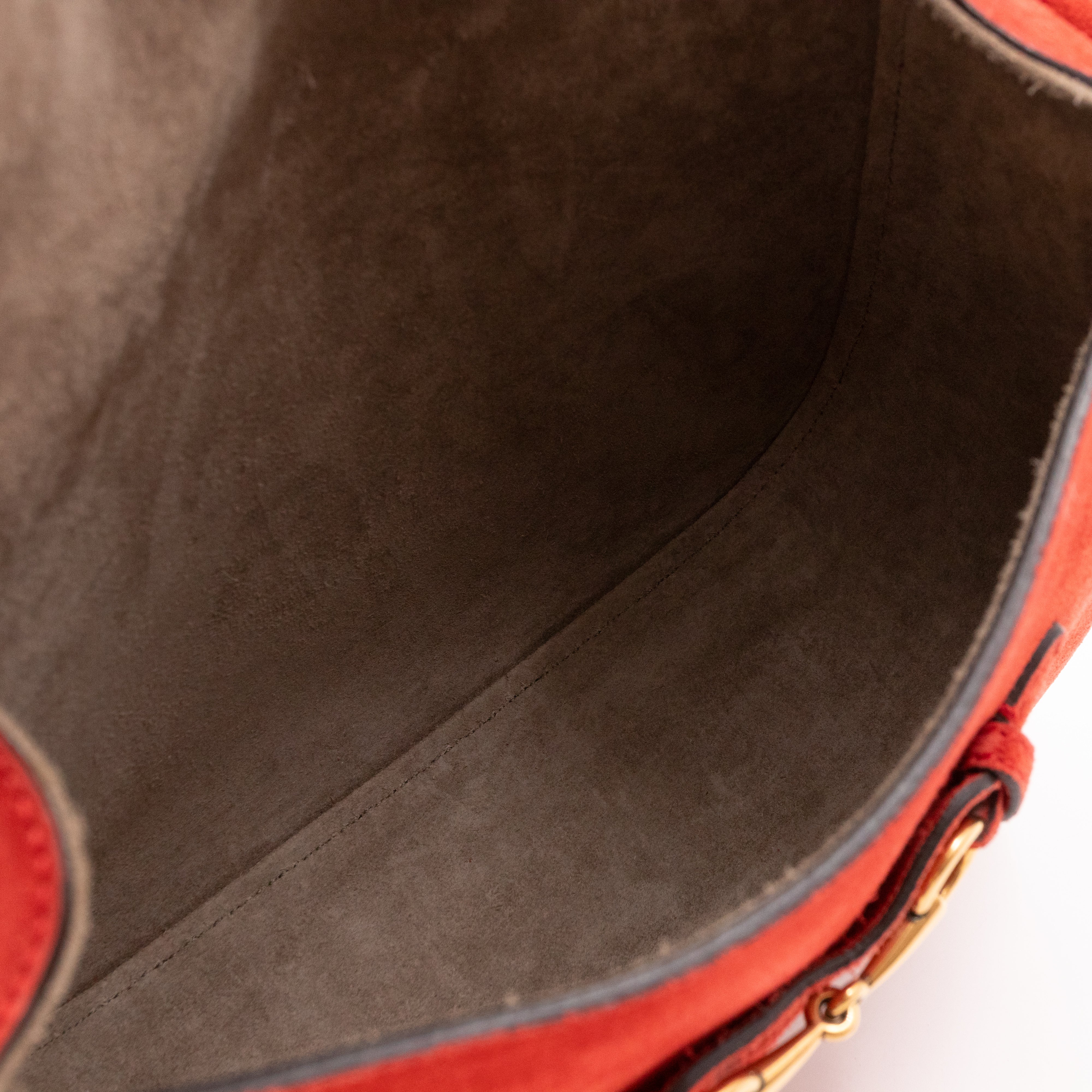 Lady Web Medium Red Suede