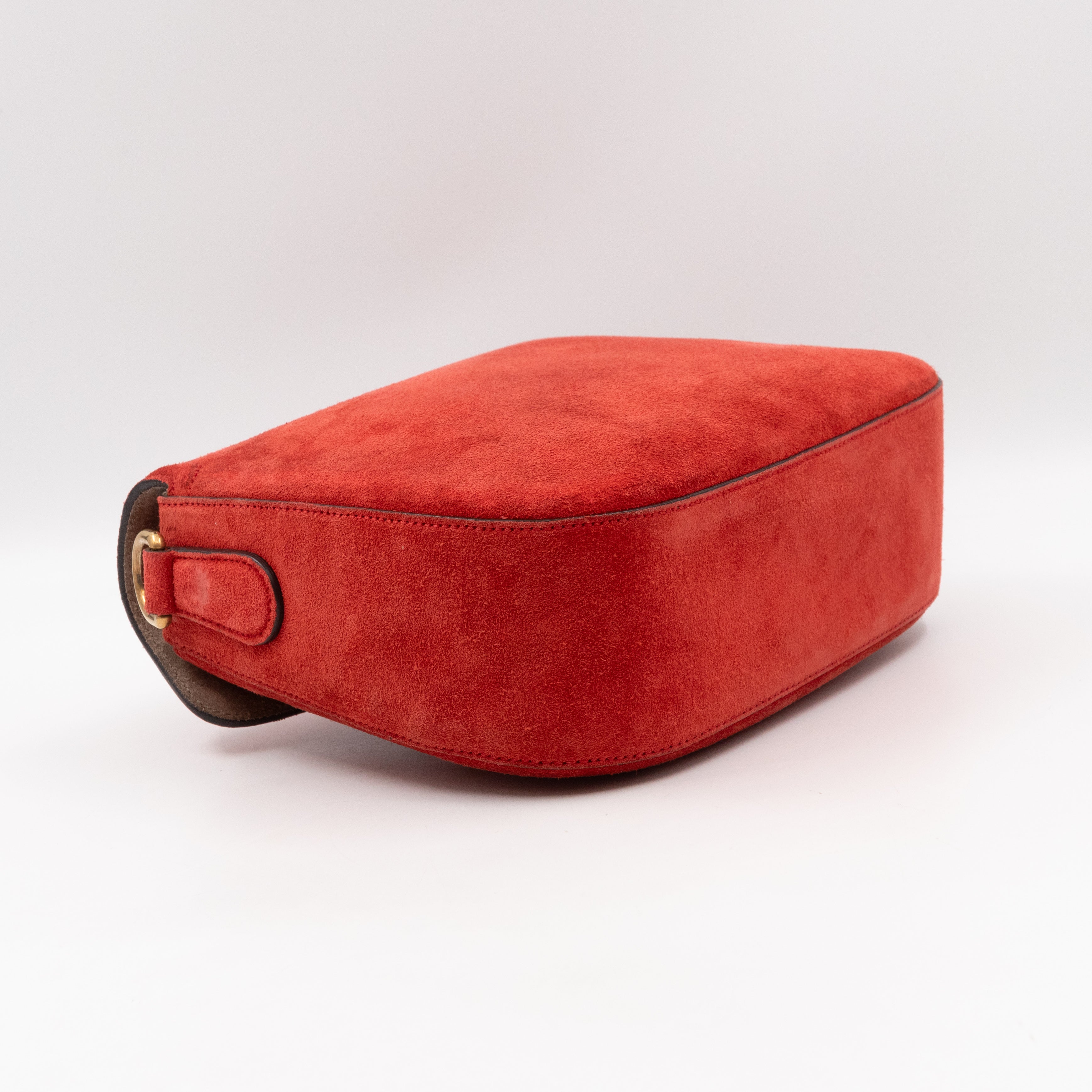 Lady Web Medium Red Suede