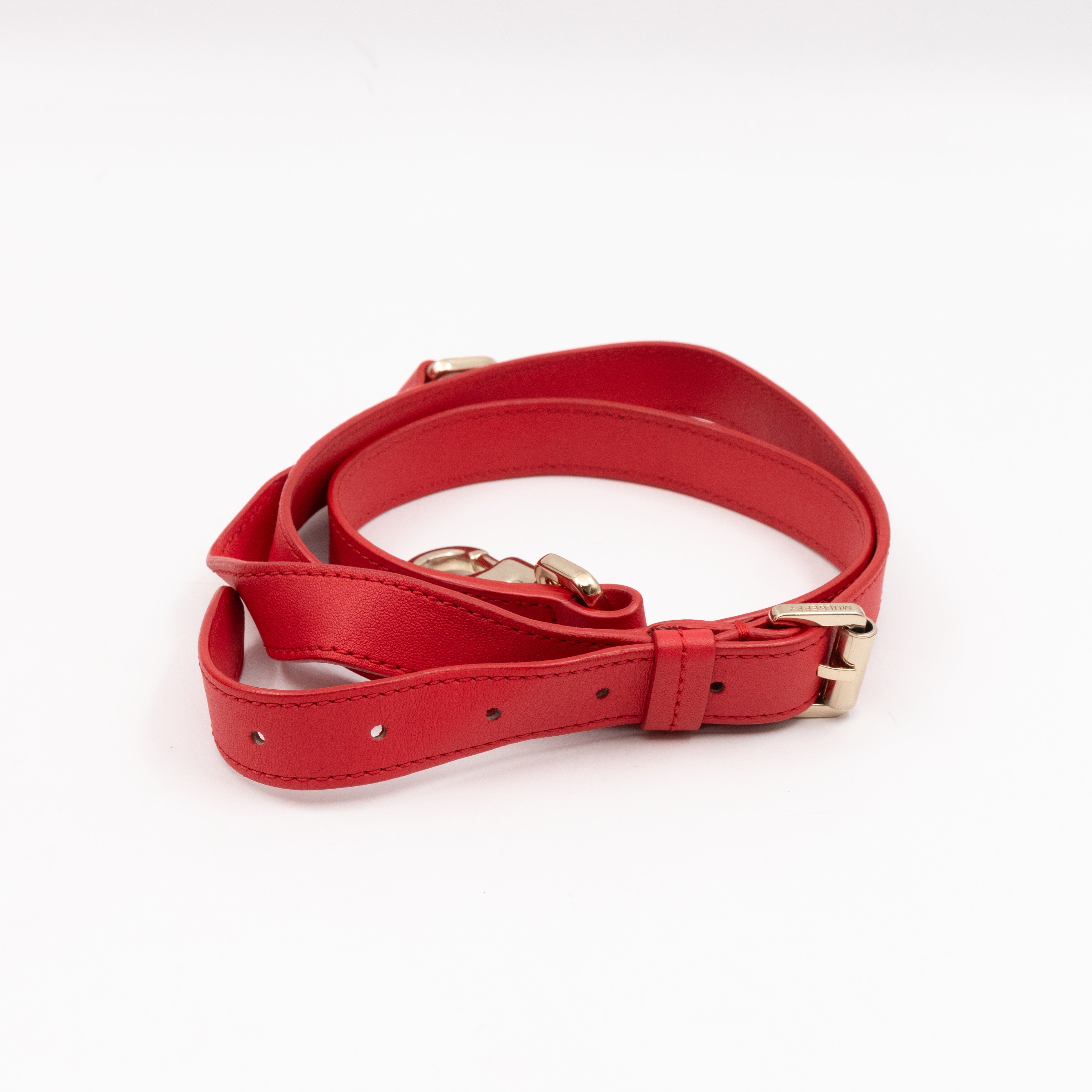 Alexa Smooth Pinkish Red Leather