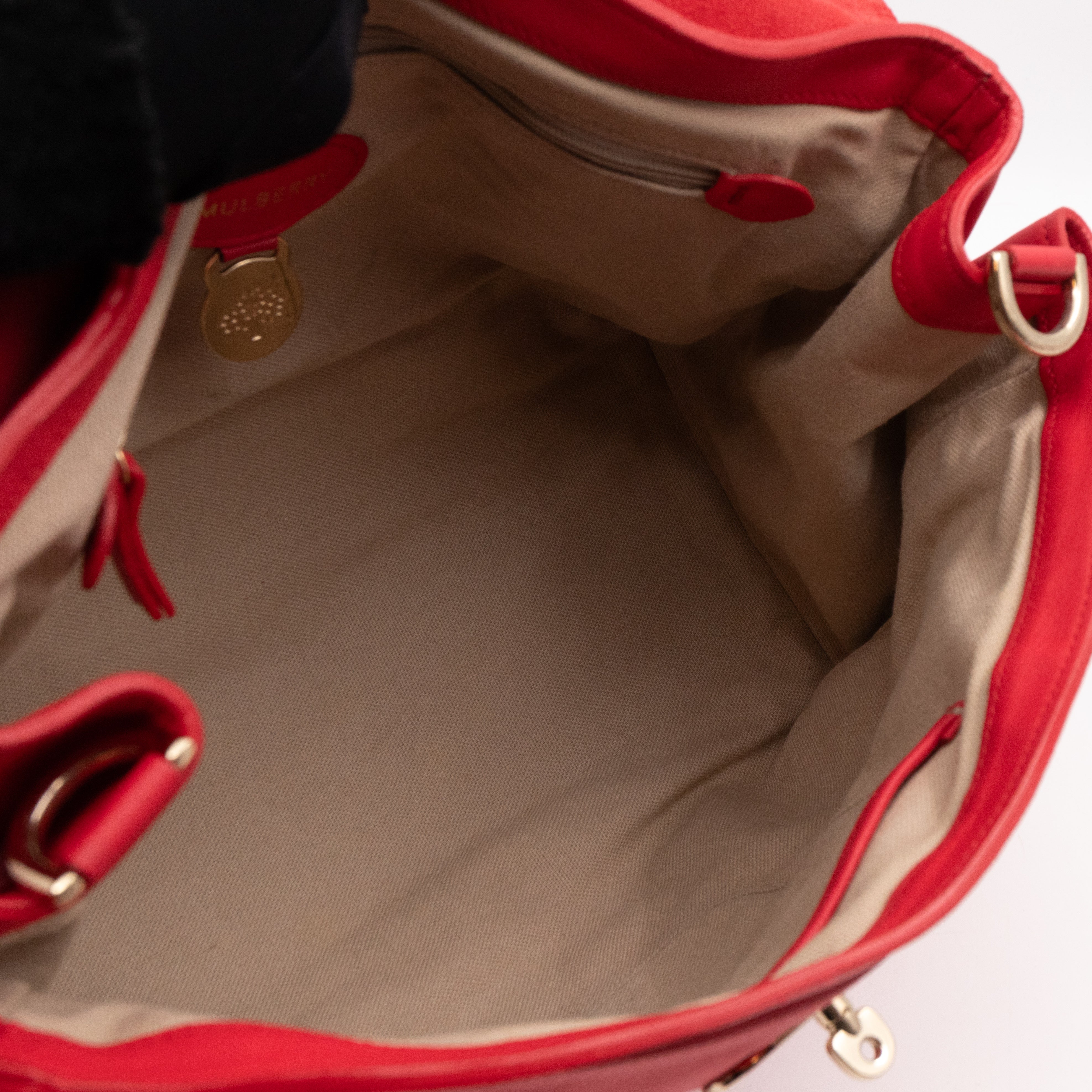 Alexa Smooth Pinkish Red Leather