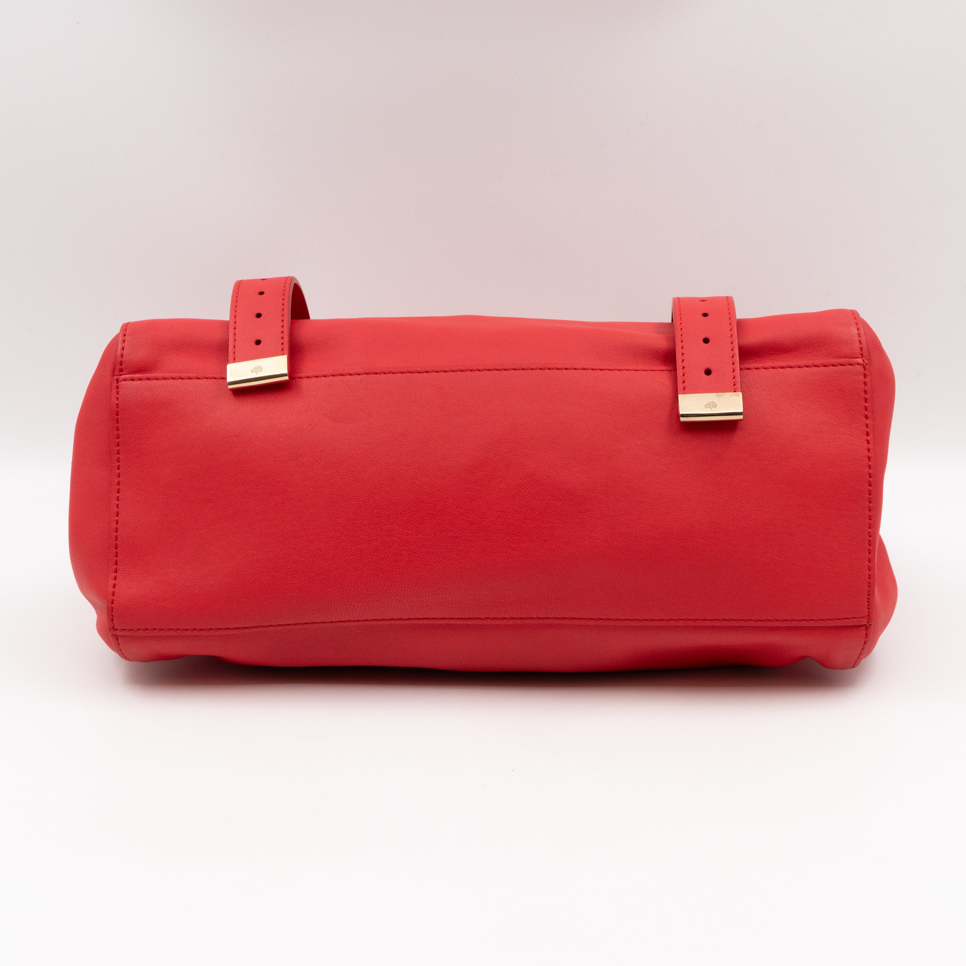 Alexa Smooth Pinkish Red Leather