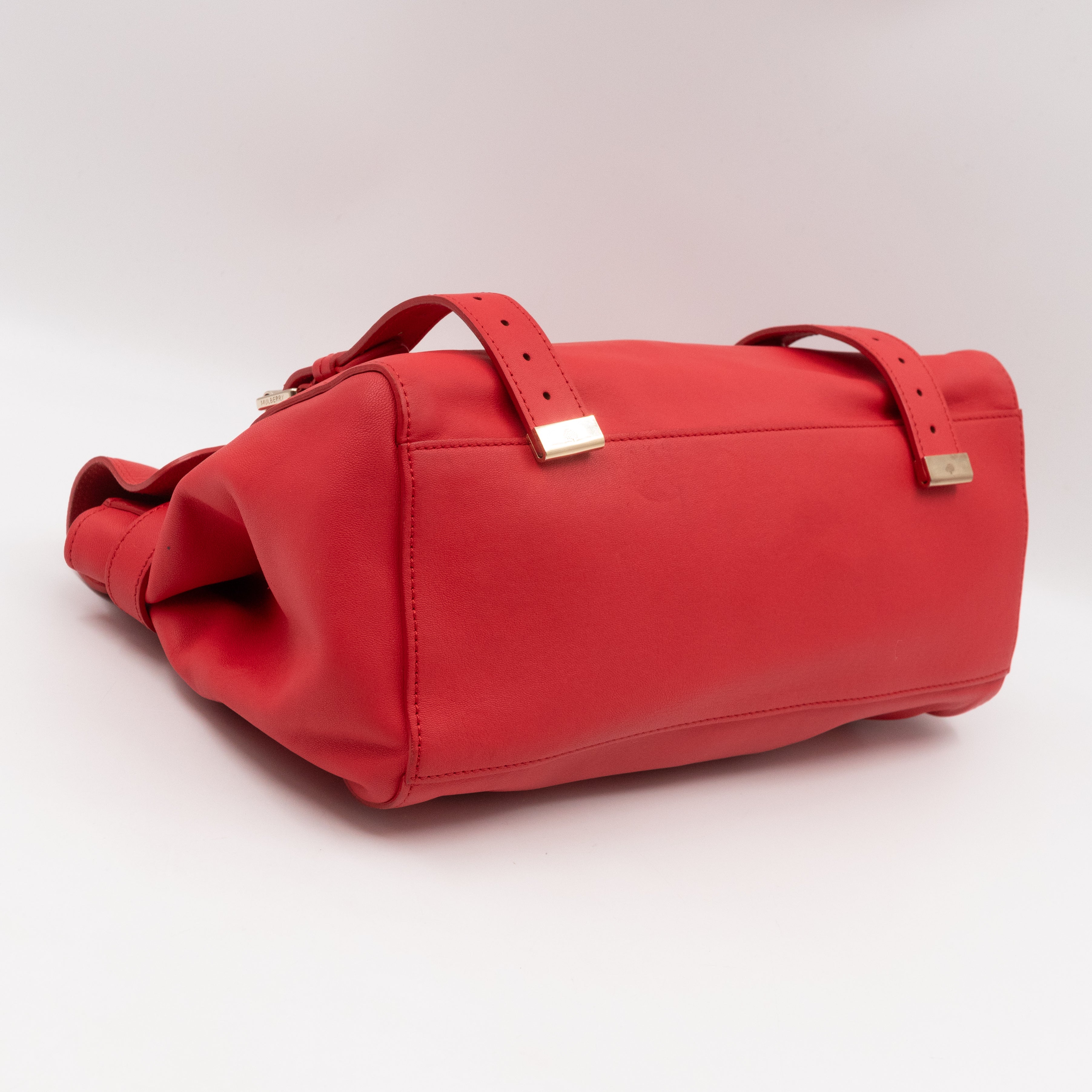 Alexa Smooth Pinkish Red Leather