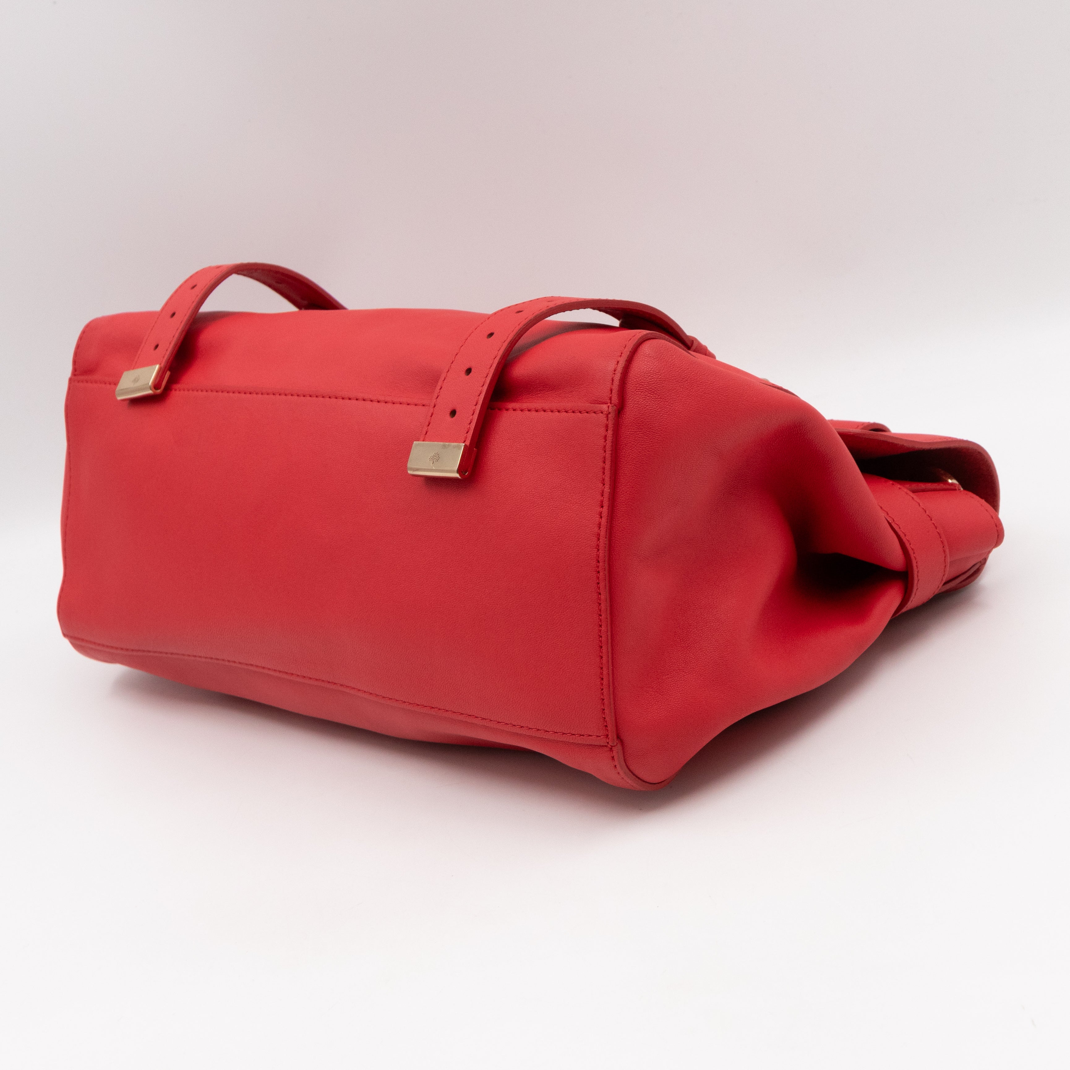 Alexa Smooth Pinkish Red Leather