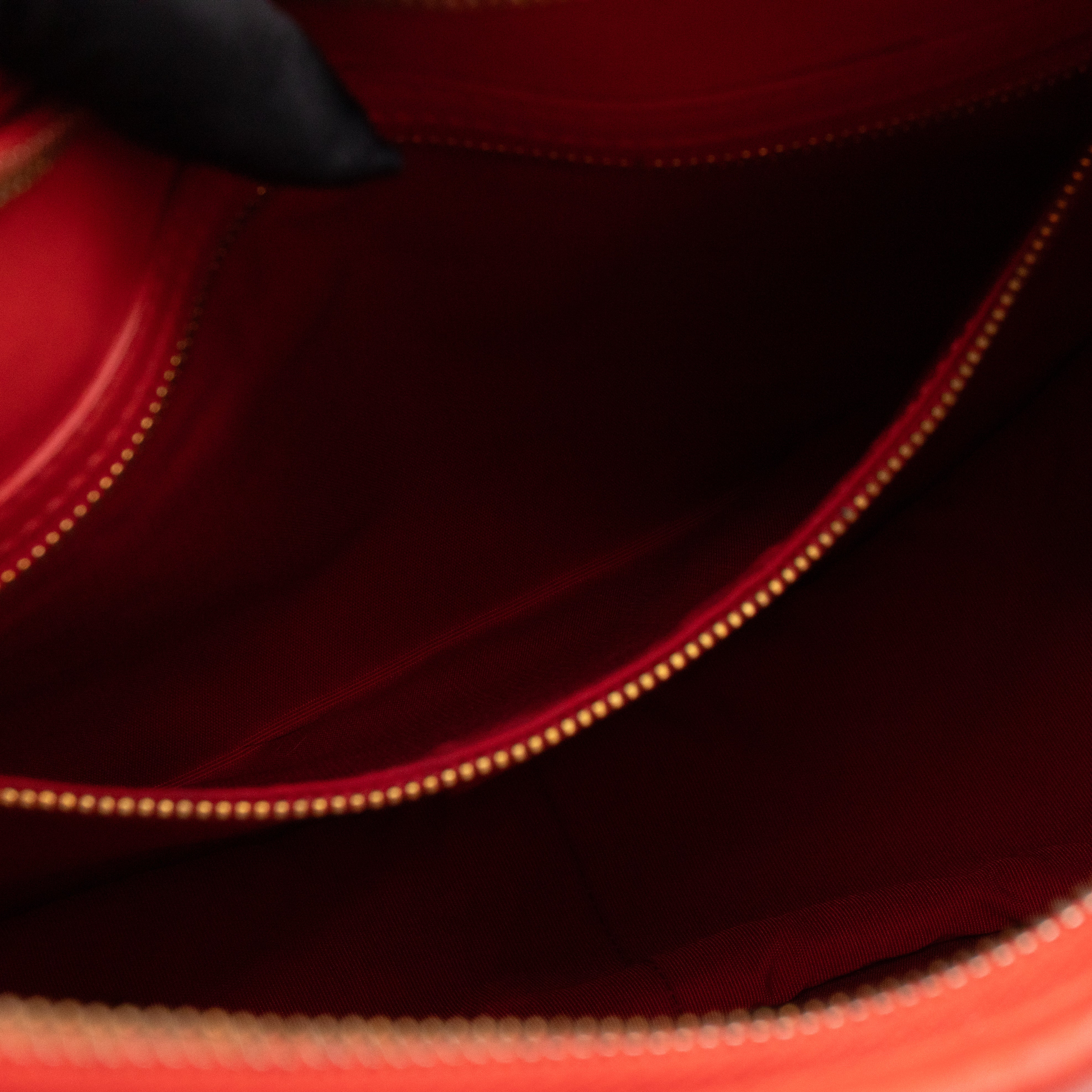 Diorita Hobo Bag Vermillion Orange Leather