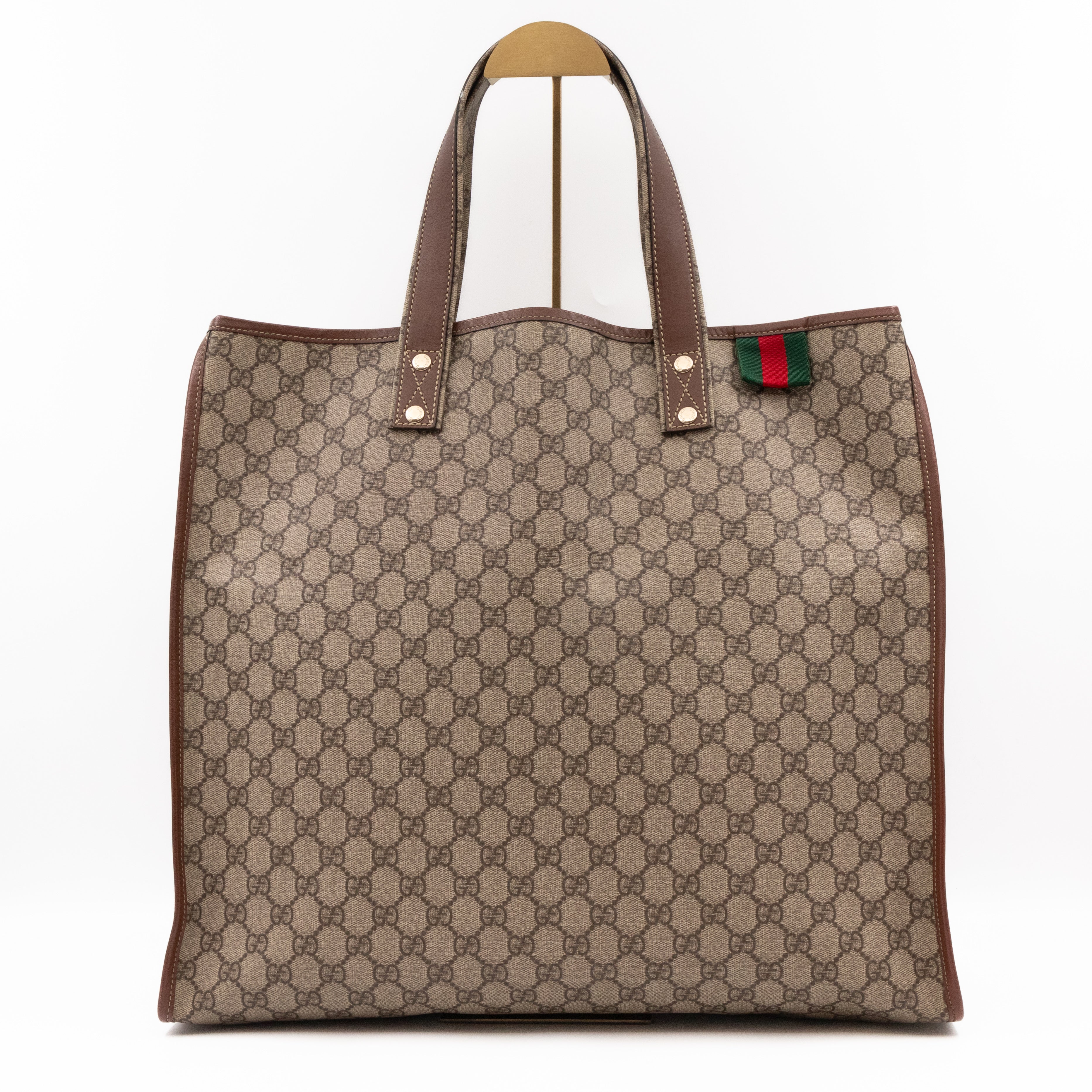 Signature Web Loop Medium Tote GG Supreme