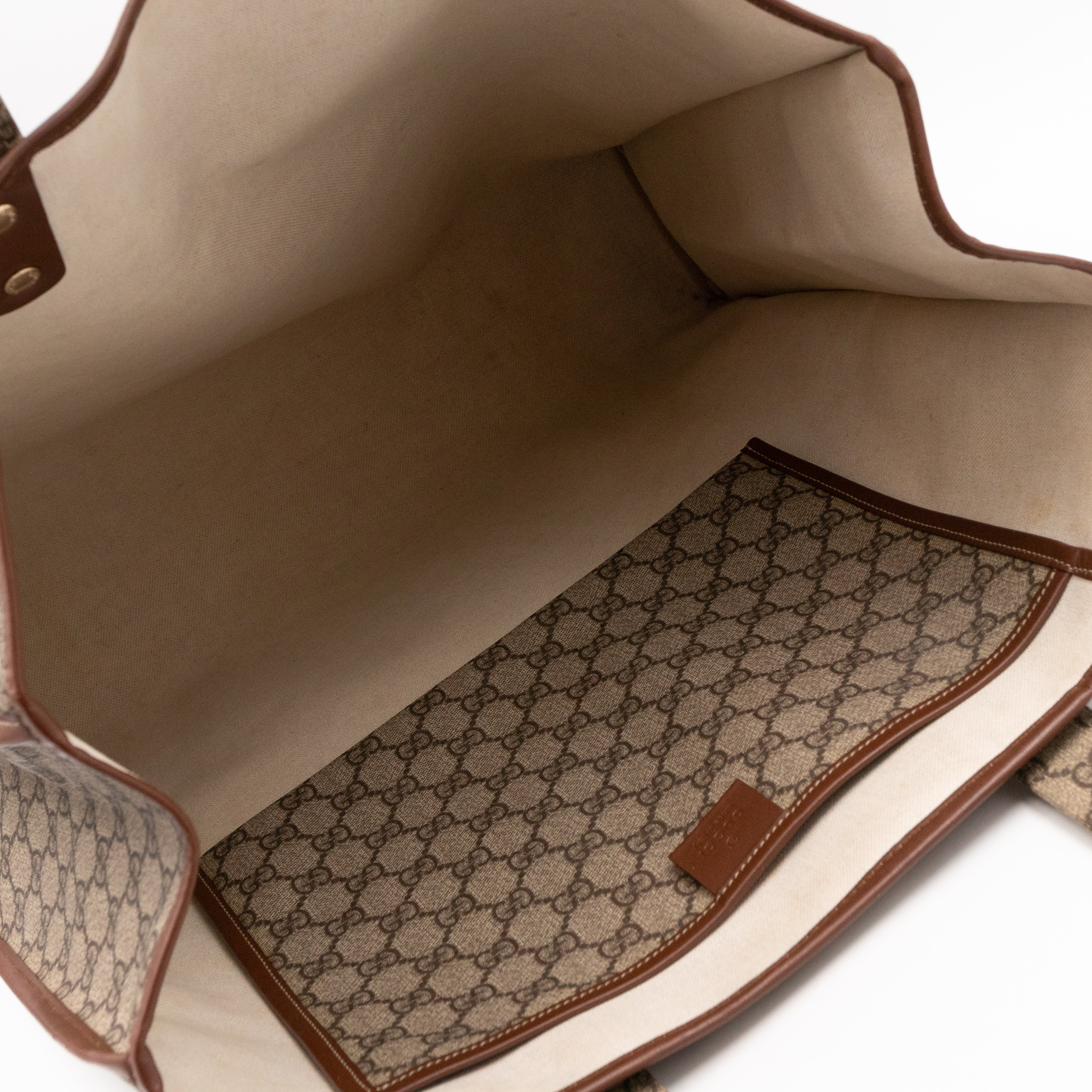 Signature Web Loop Medium Tote GG Supreme