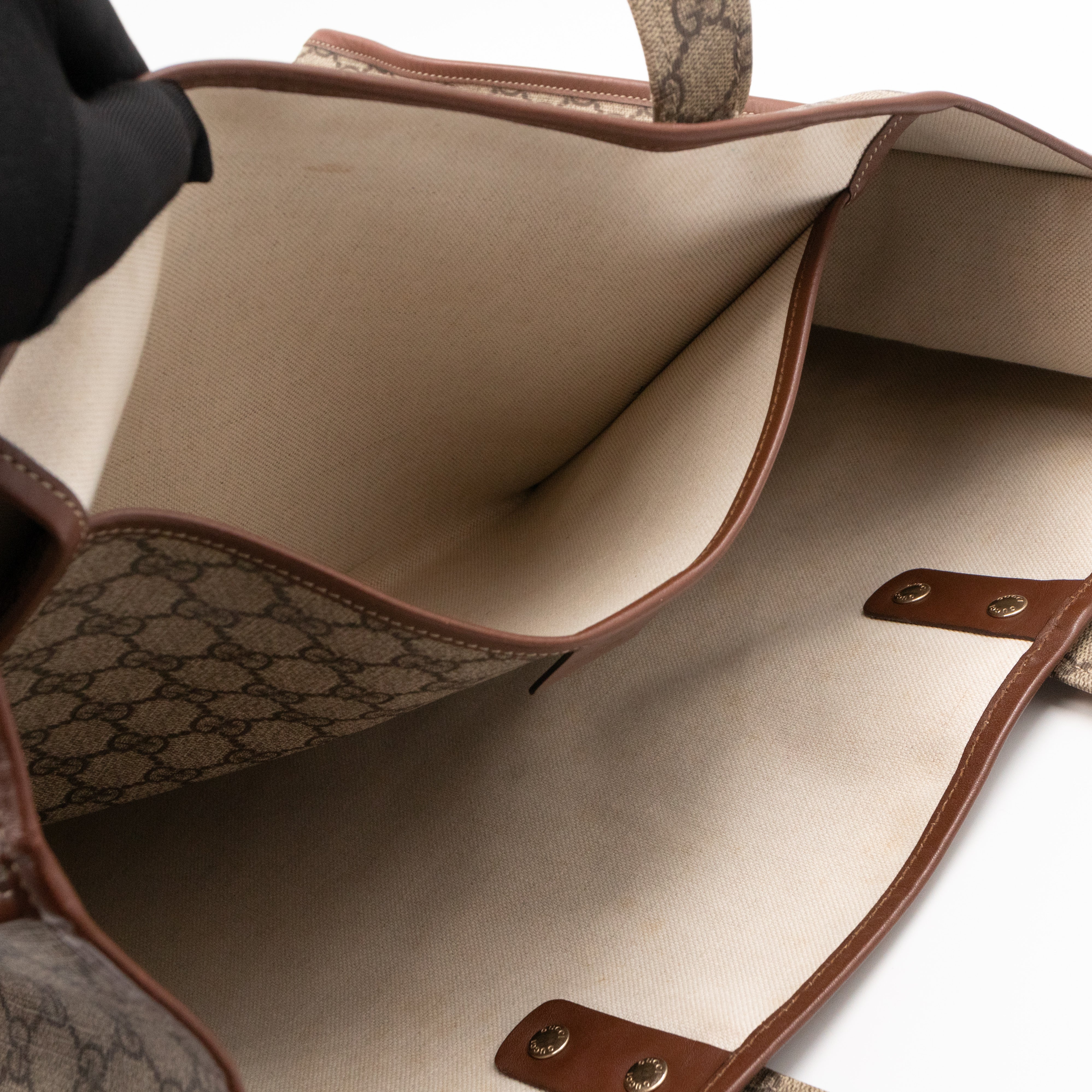 Signature Web Loop Medium Tote GG Supreme