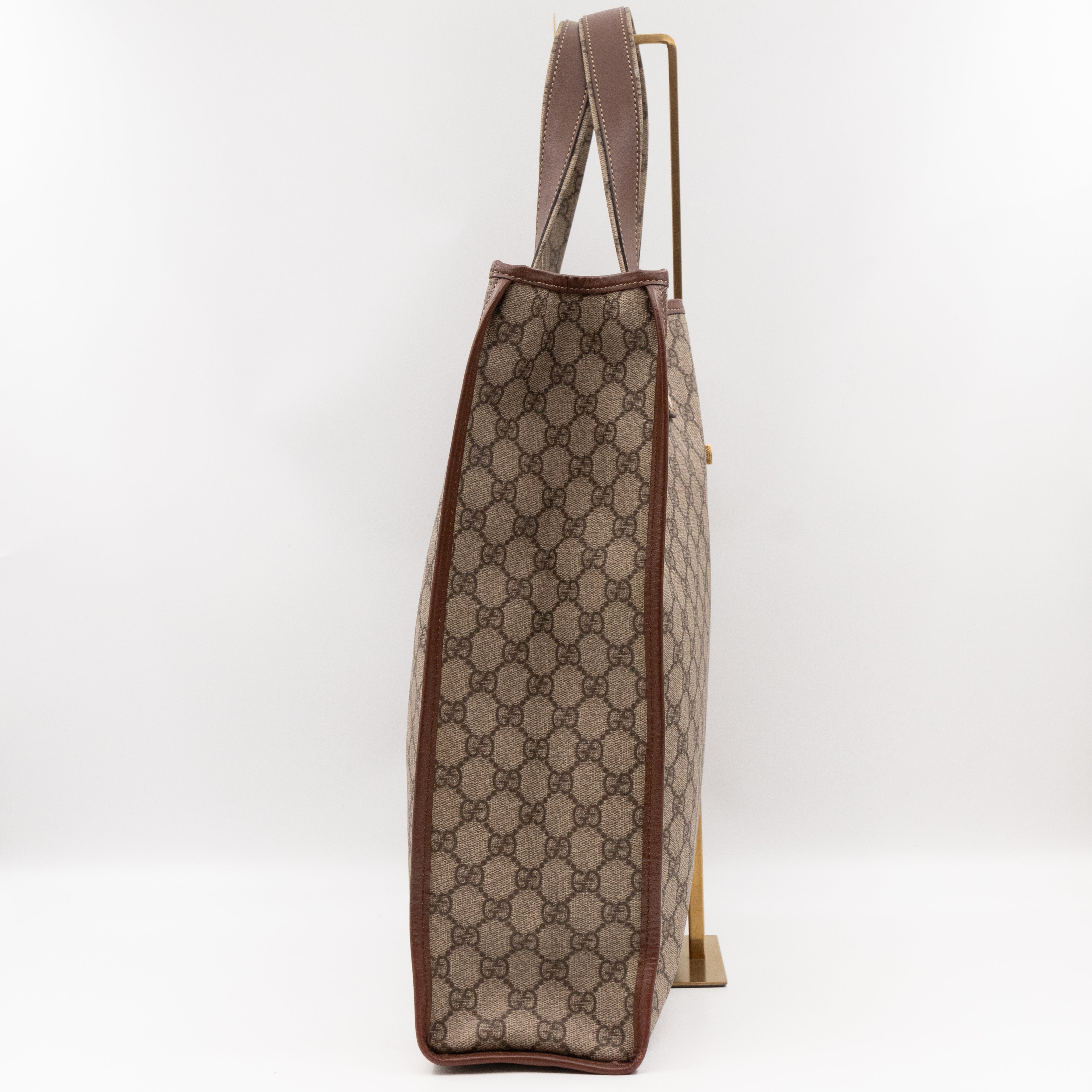 Signature Web Loop Medium Tote GG Supreme