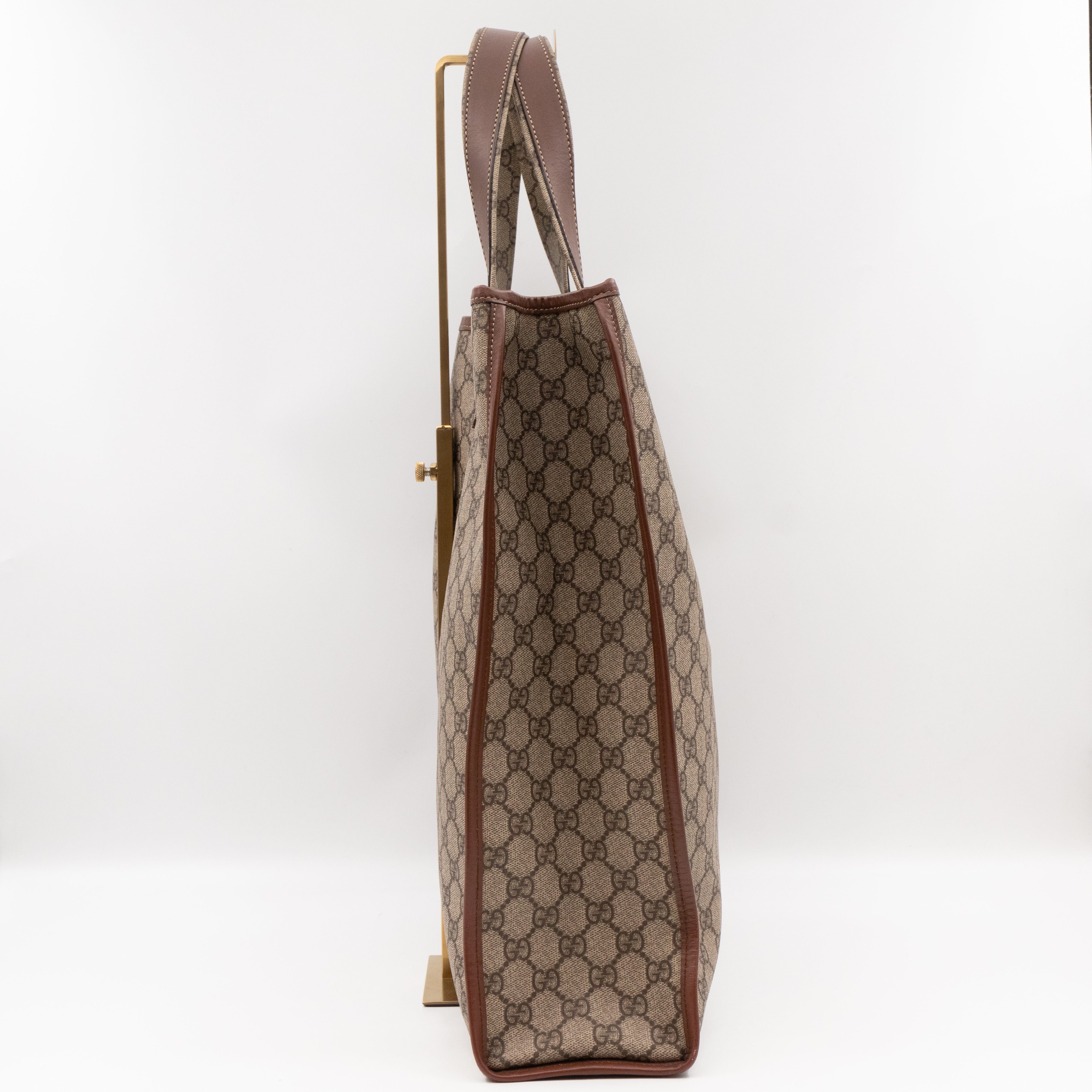 Signature Web Loop Medium Tote GG Supreme