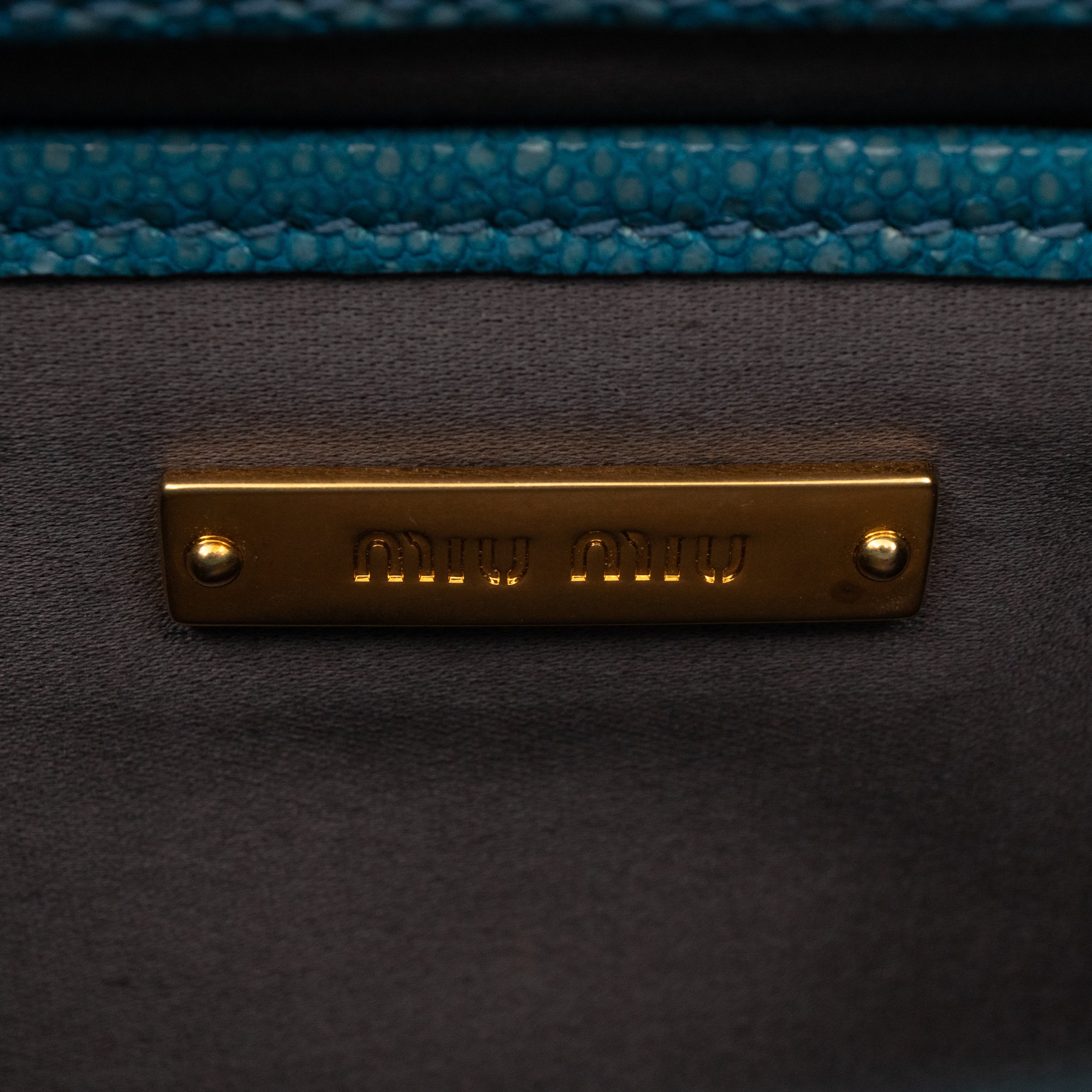 Flap Clutch Turquiose Pearl Caviar