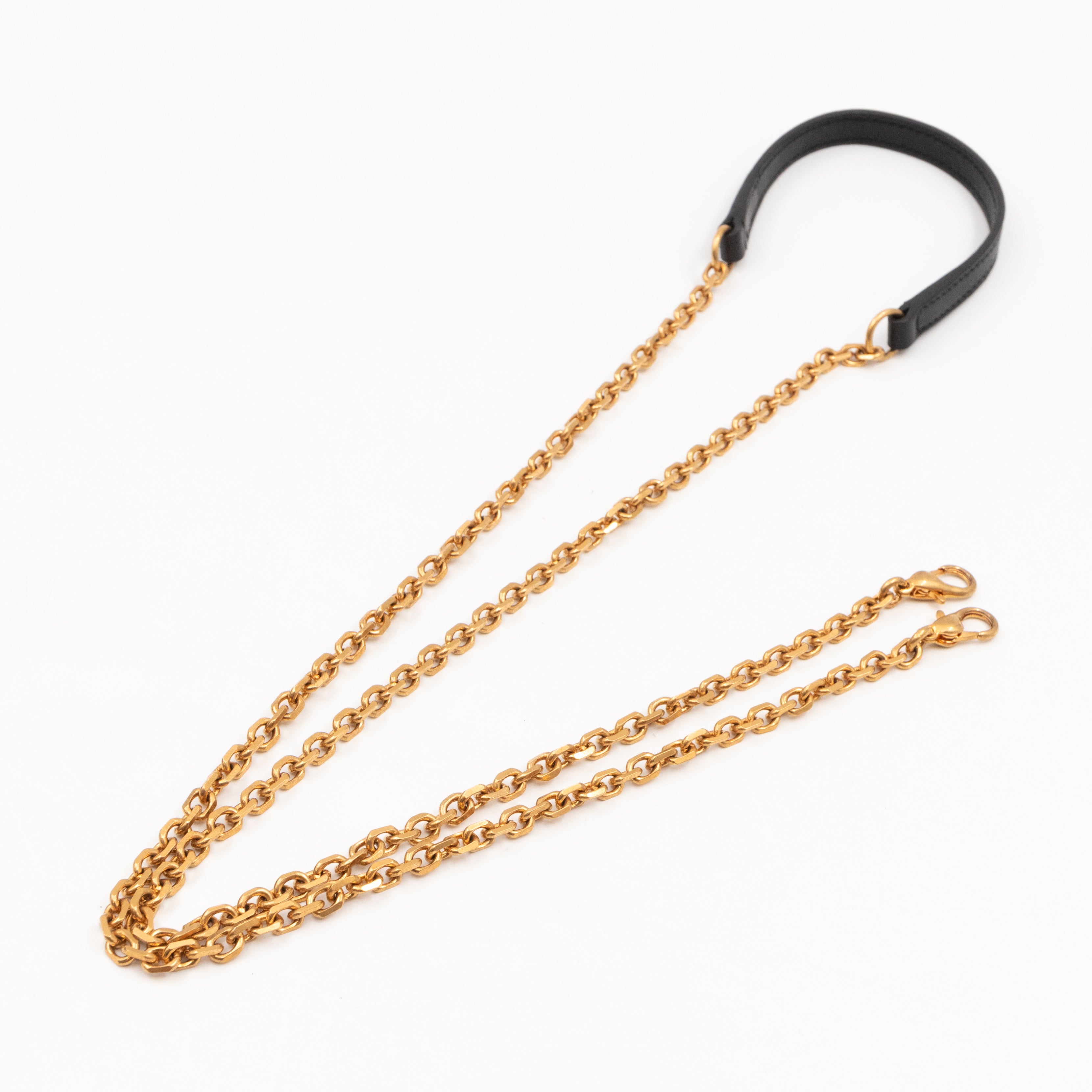 Skull Clutch with Chain Grommet Black Lattice Weave Leather