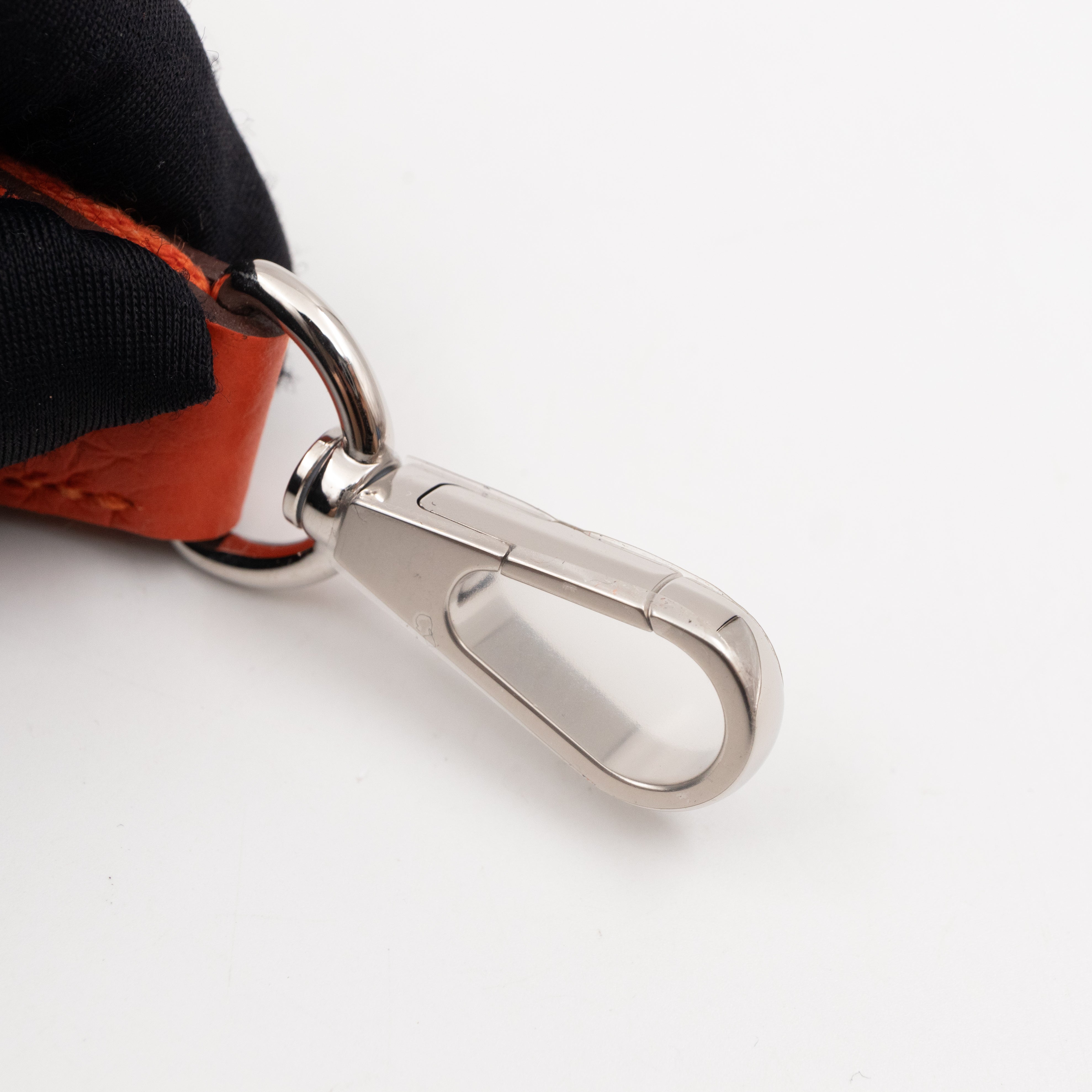 Evelyne 16 Mini Feu Orange Leather