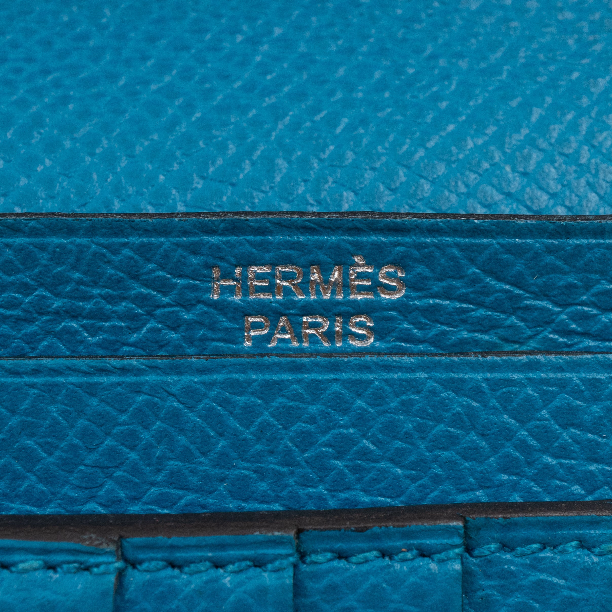 Bearn Compact Wallet Blue Leather