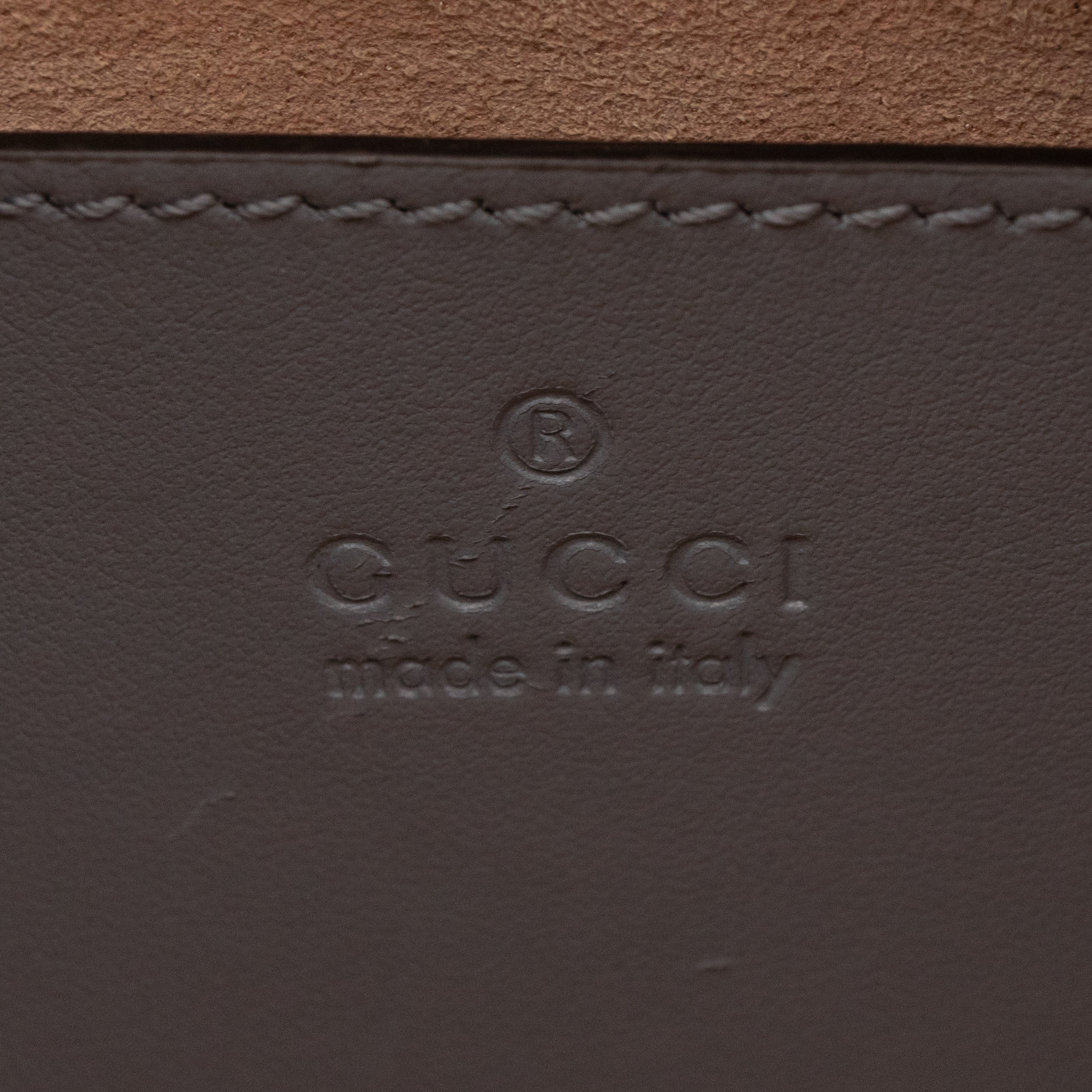 GG Marmont Small Deep Grey Matelasse Aria Leather