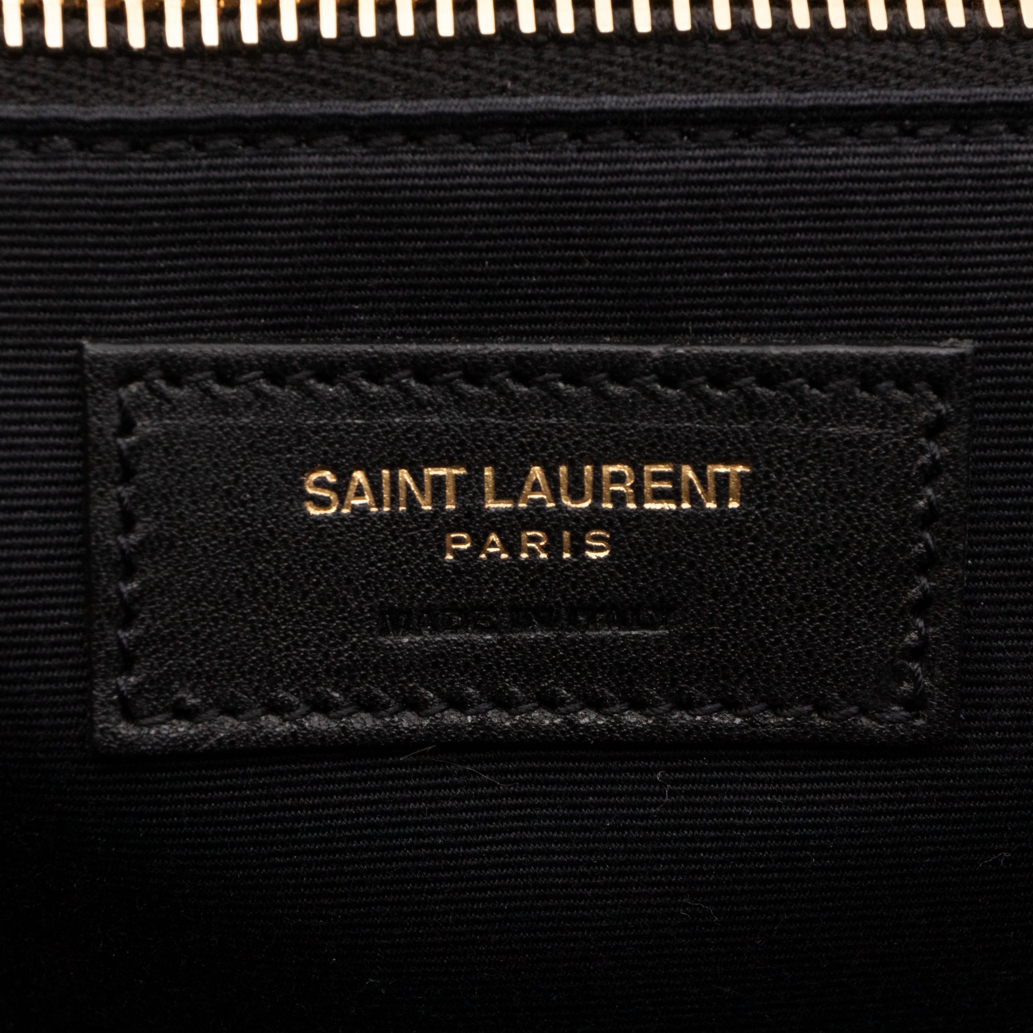 Rive Gauche Noe Tote Leopard Print Canvas