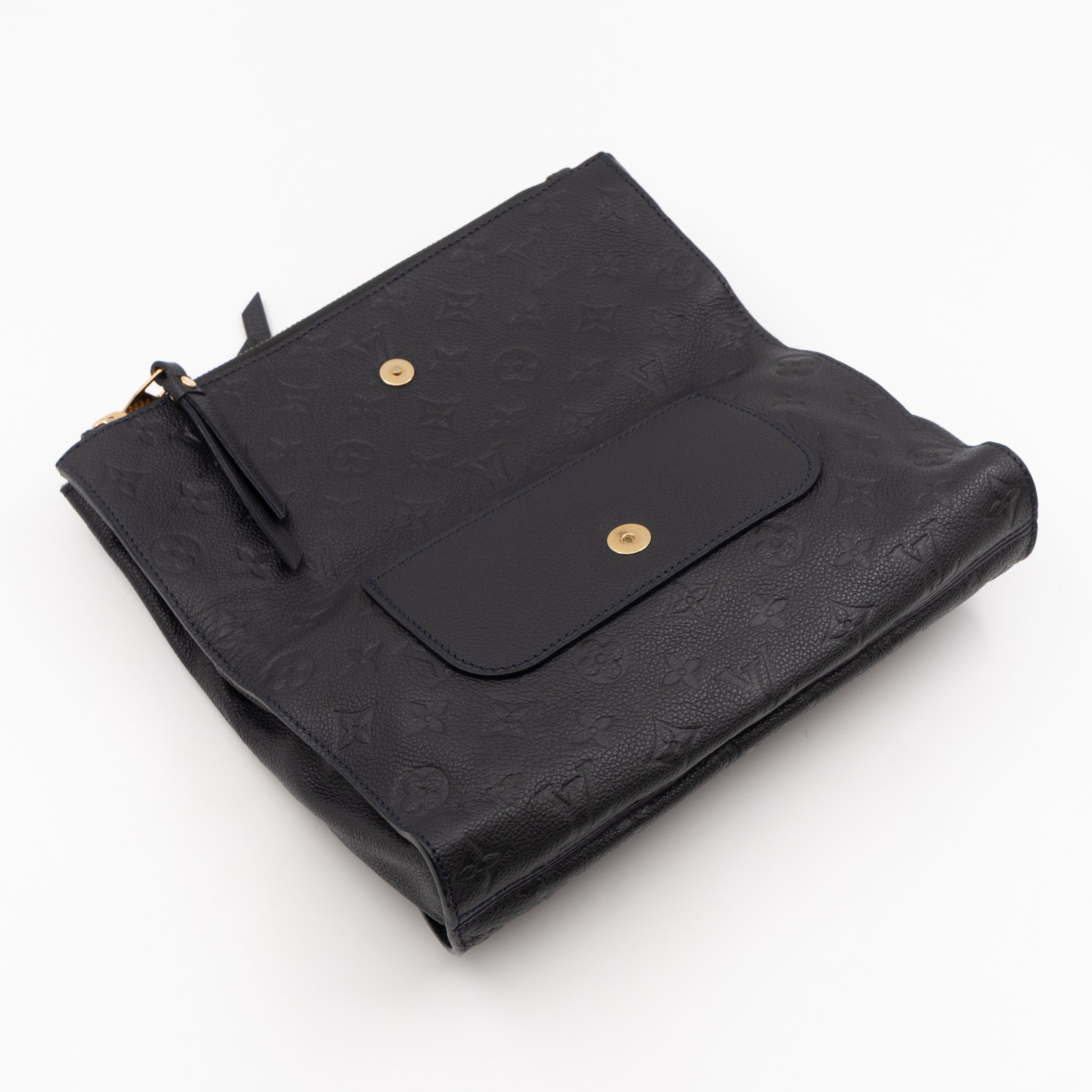 Petillante Clutch Bleu Infini Monogram Empreinte