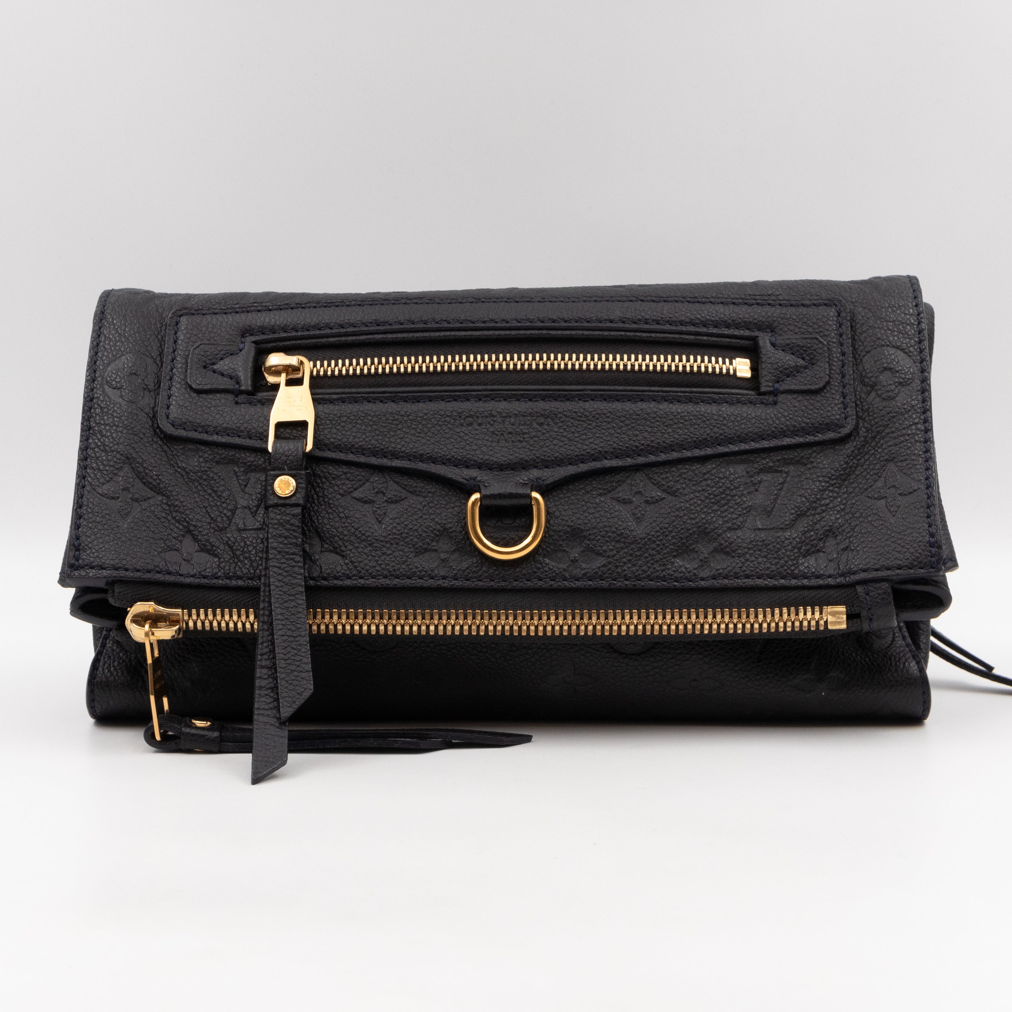 Petillante Clutch Bleu Infini Monogram Empreinte