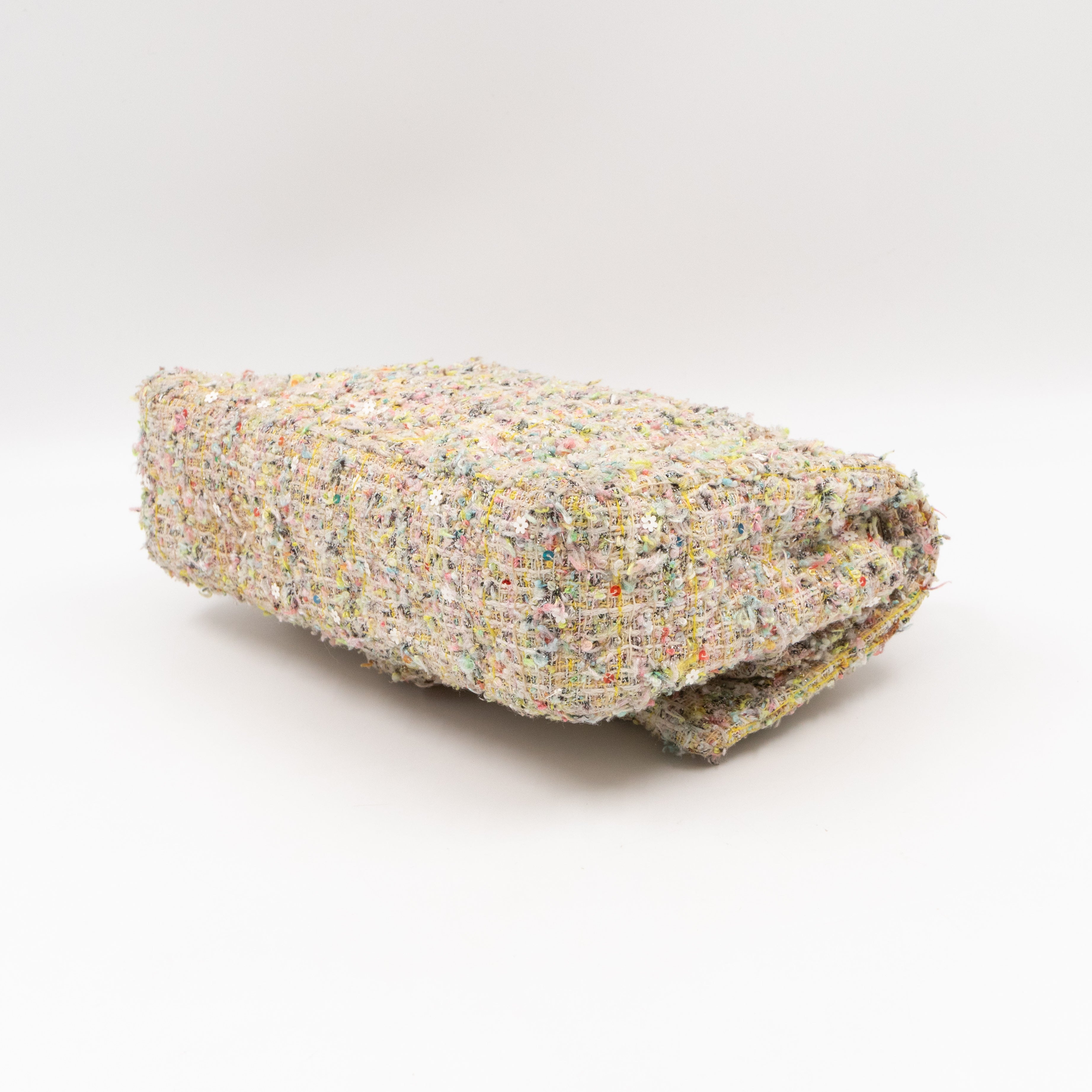 Gardens Charms 2.55 Reissue Flap Bag Multicolor Beige Tweed