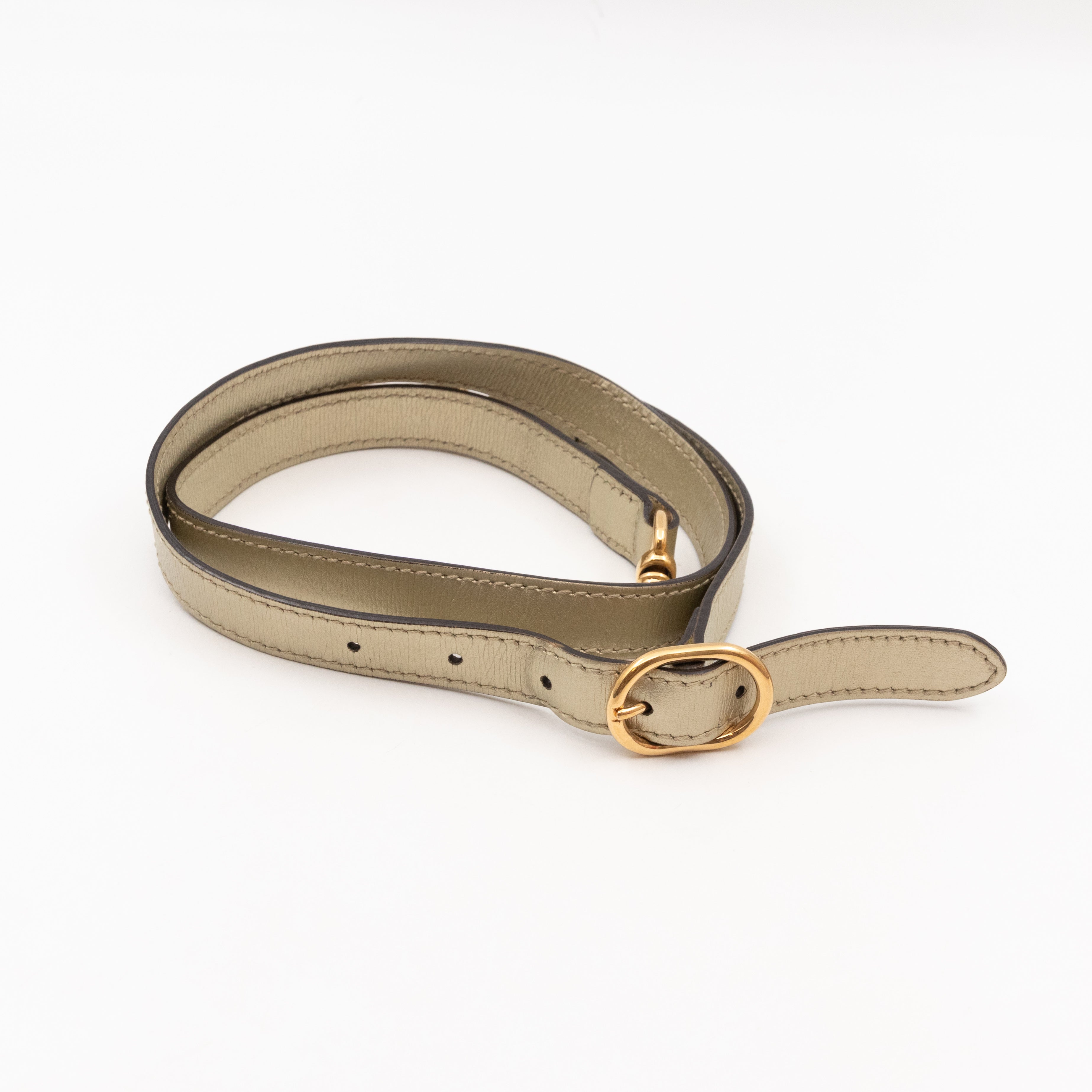 Bamboo Shopper Tote Champagne Leather with Floral Print