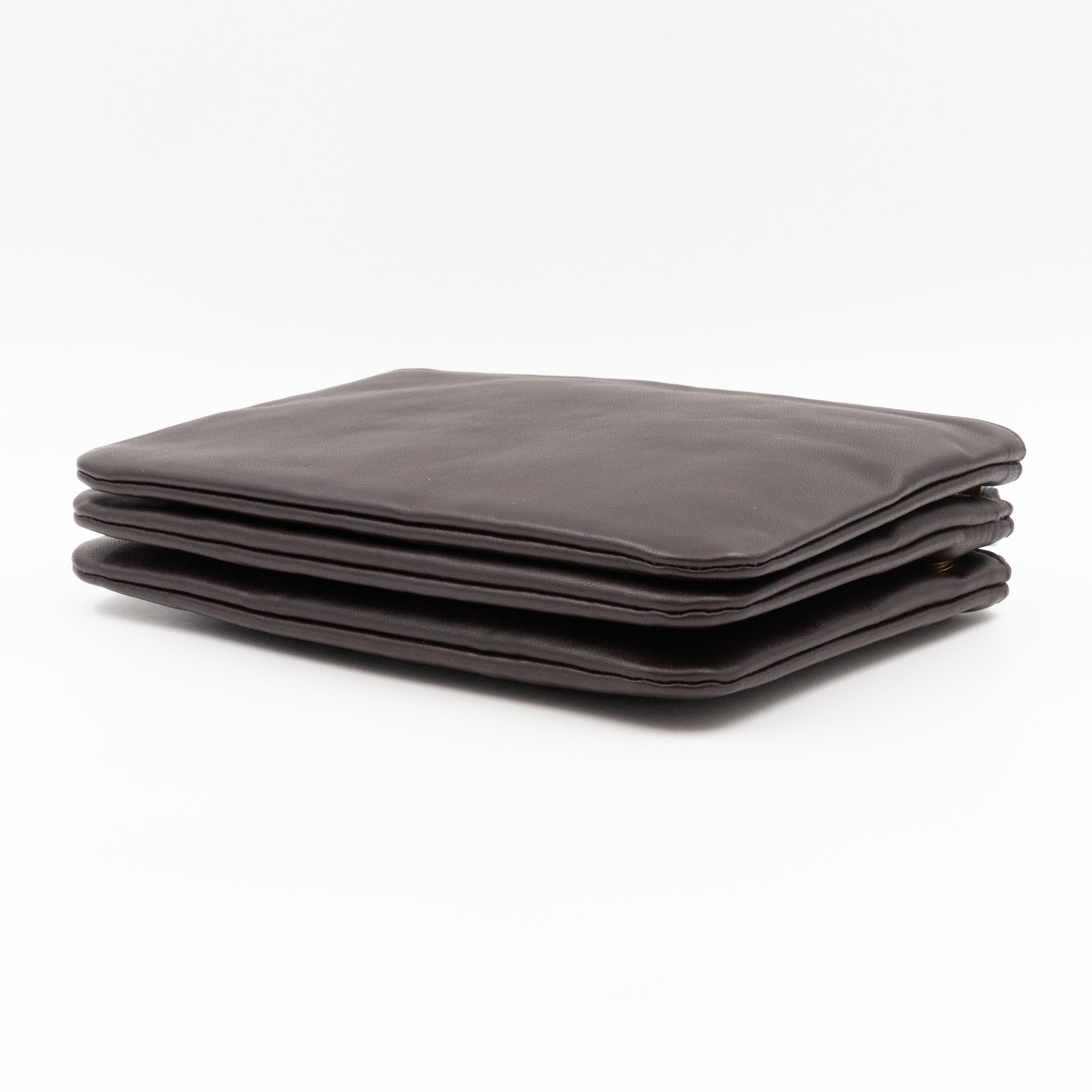 Trio Bag Dark Brown Leather