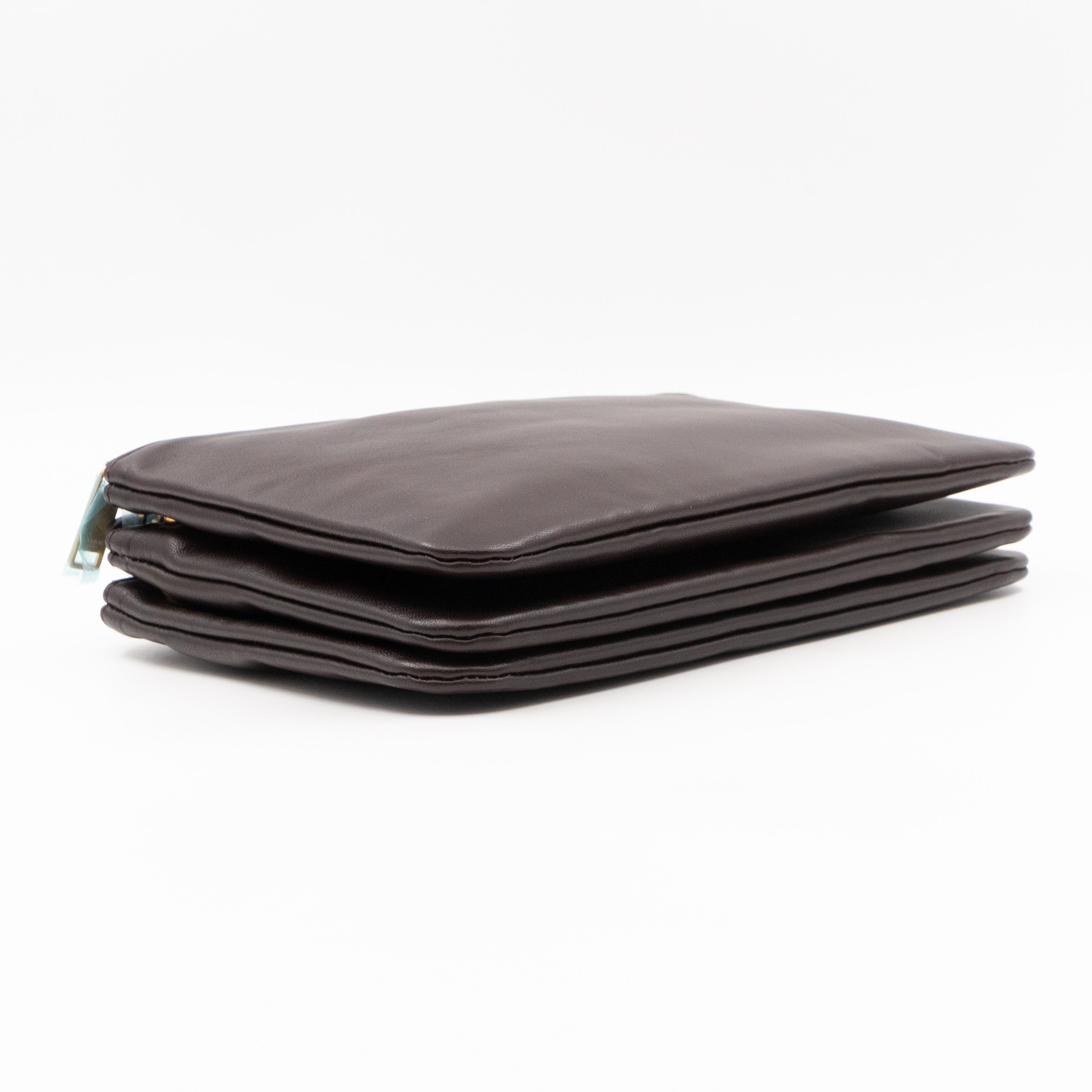 Trio Bag Dark Brown Leather