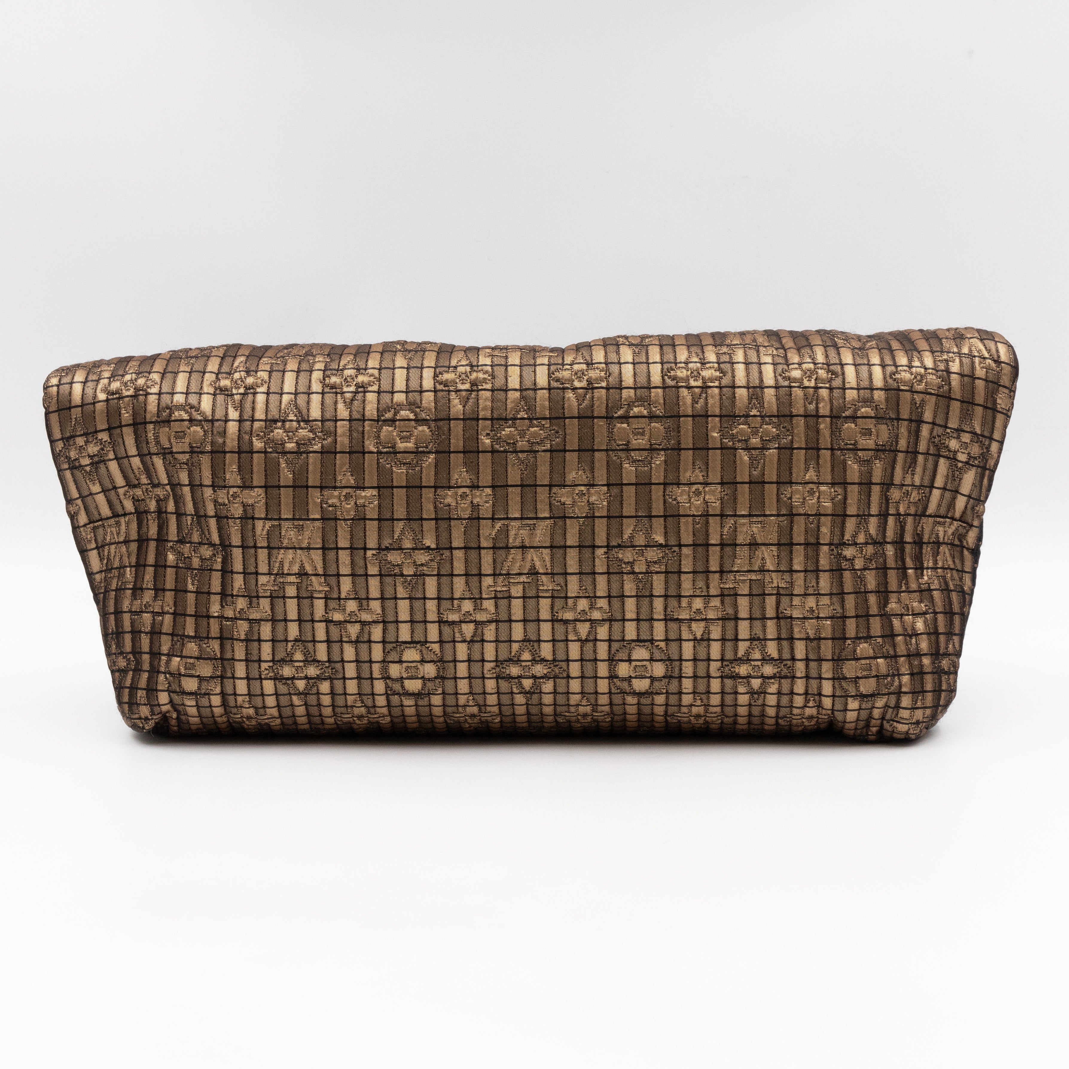 Altair Pochette Monogram Jacquard Black Gold