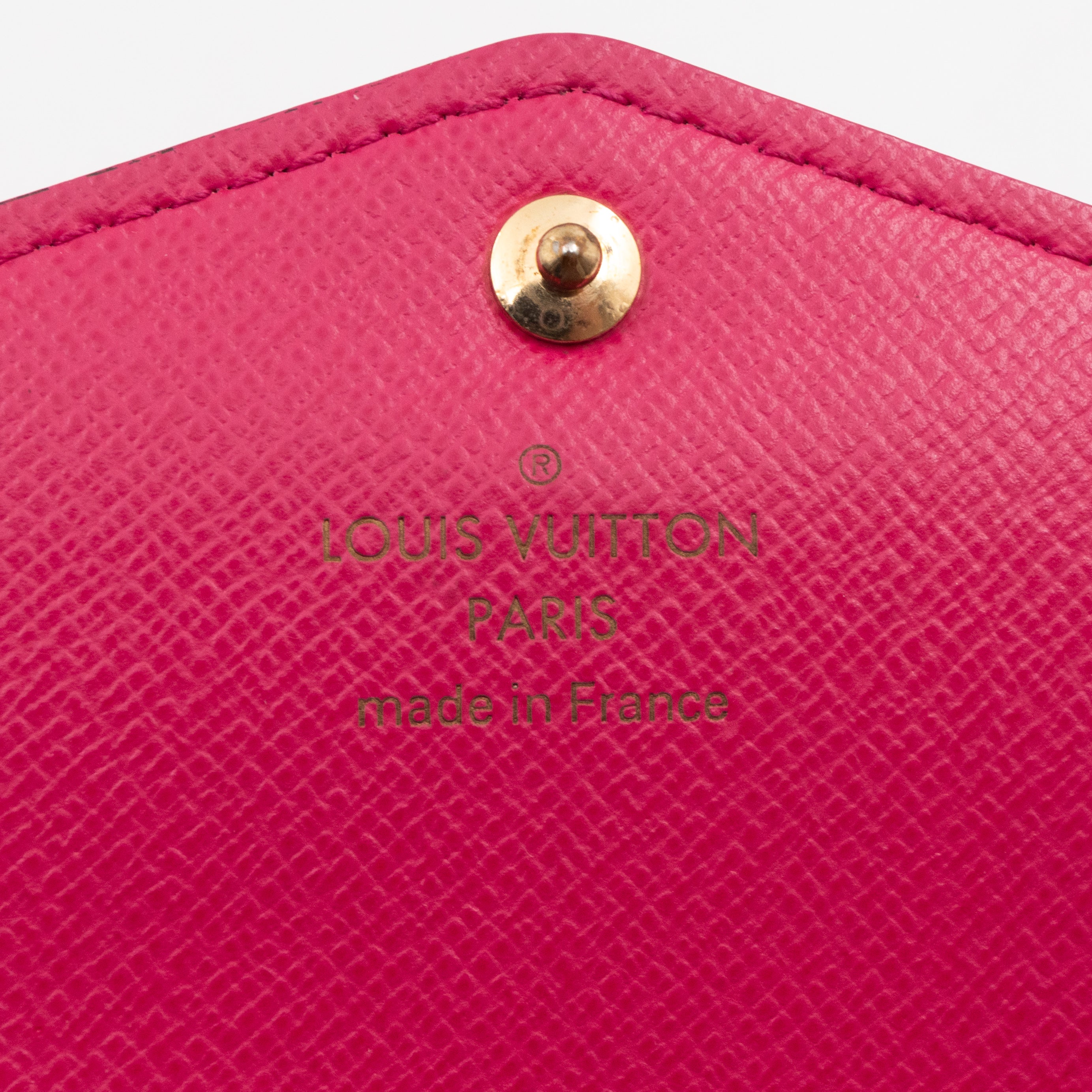 Sarah Wallet Monogram Love Lock