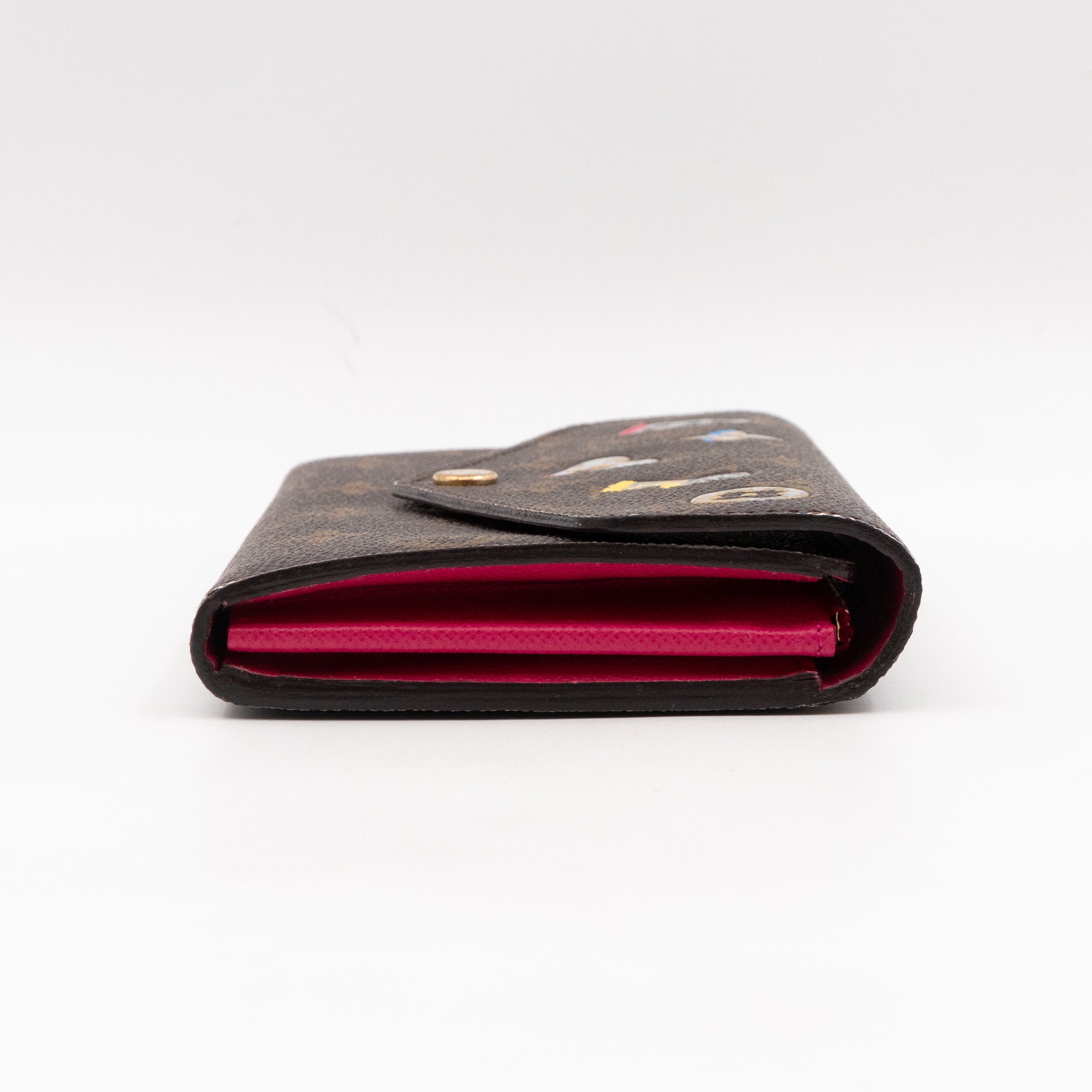 Sarah Wallet Monogram Love Lock