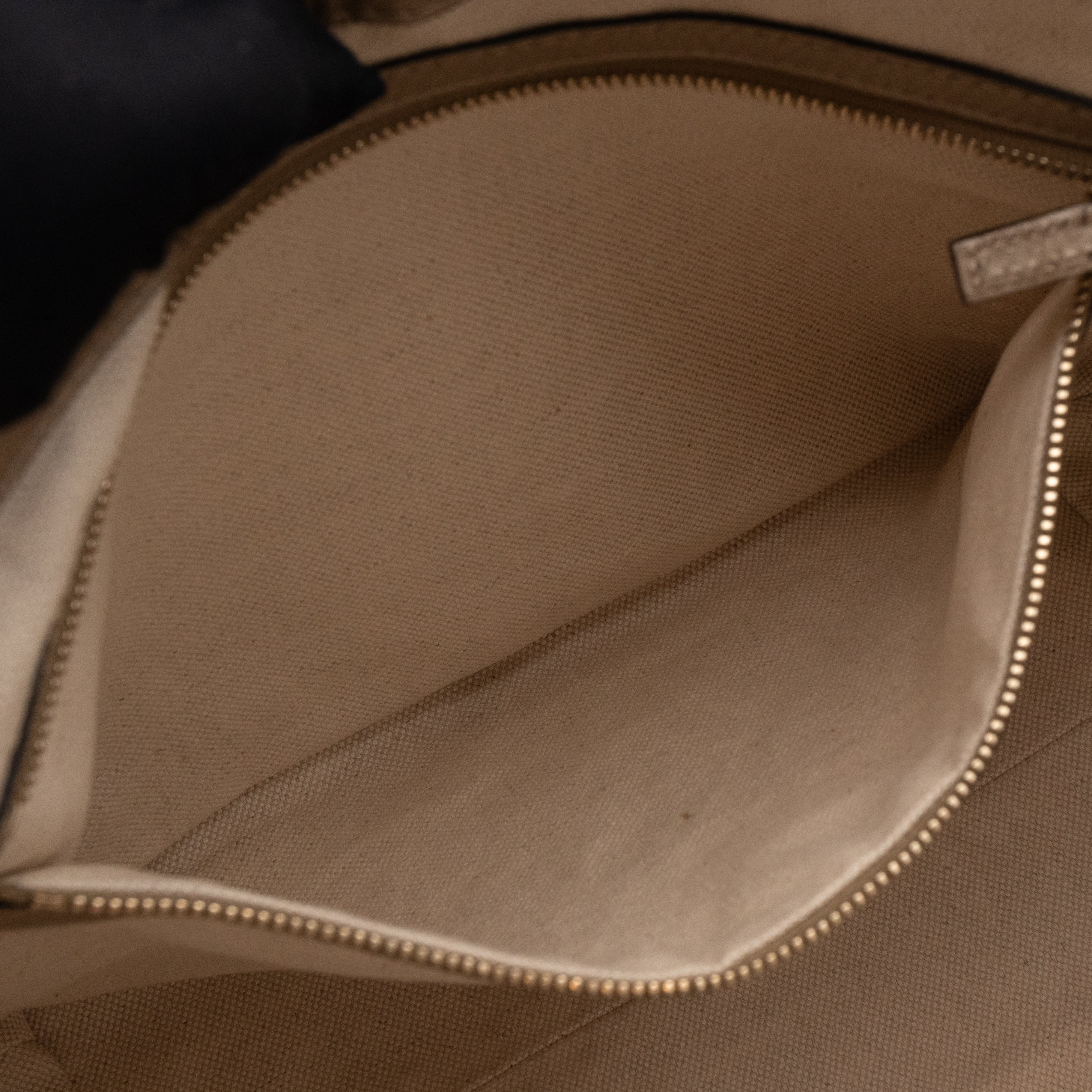 Bella Medium Flap Bag Champagne Metallic Leather