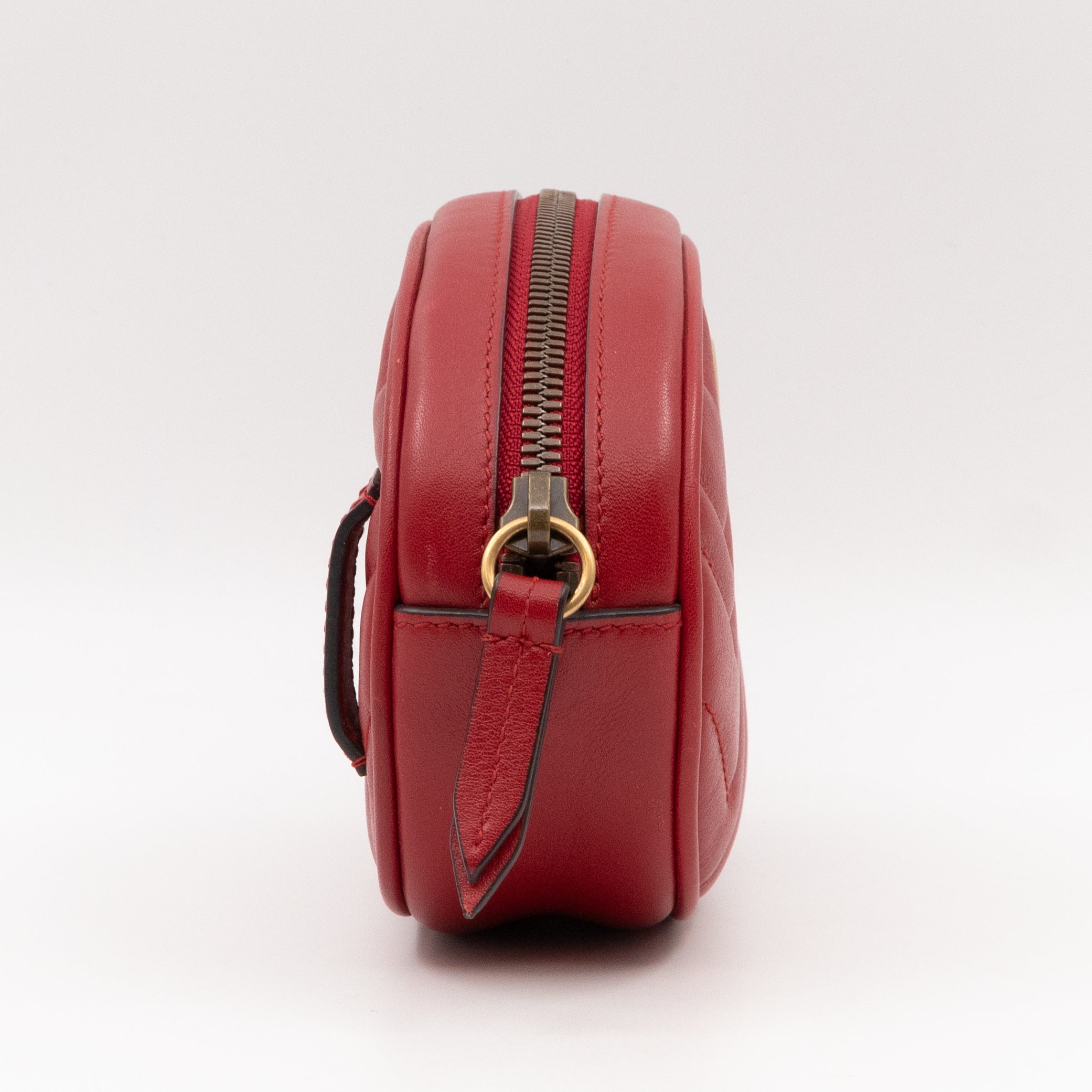 GG Marmont Matelasse Belt Bag Red