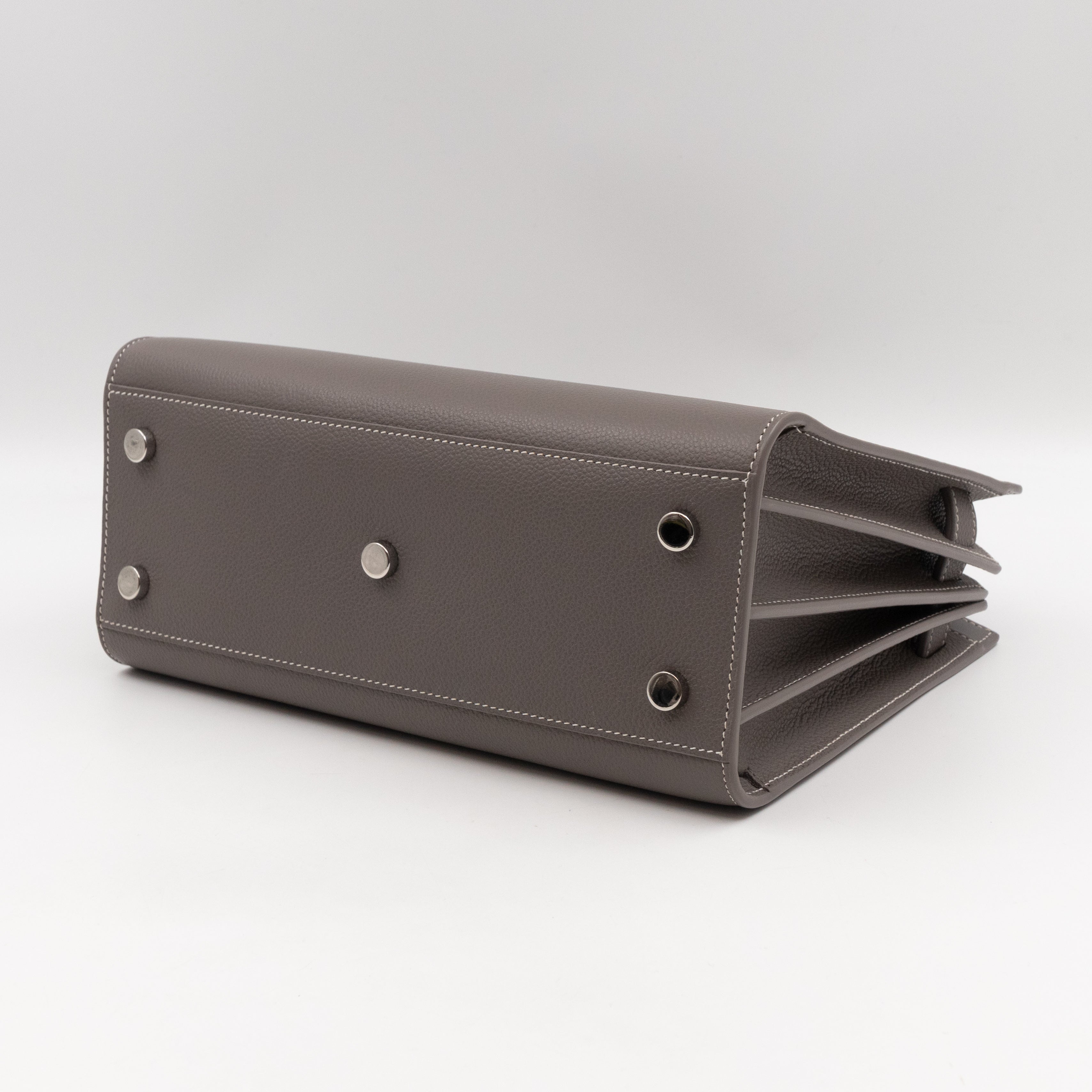 Sac de Jour Baby Gray Leather