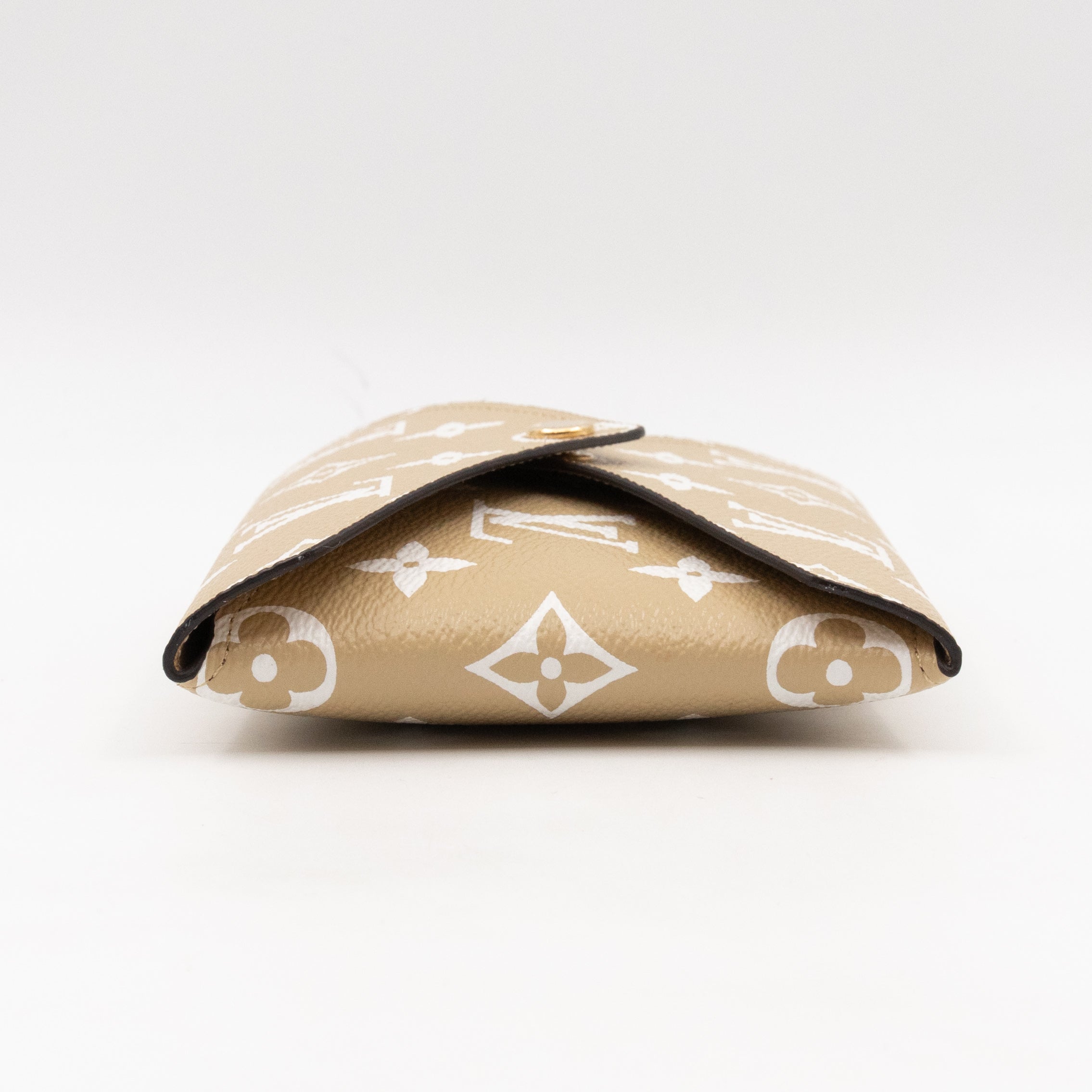 Kirigami Pochette Medium Beige White Monogram