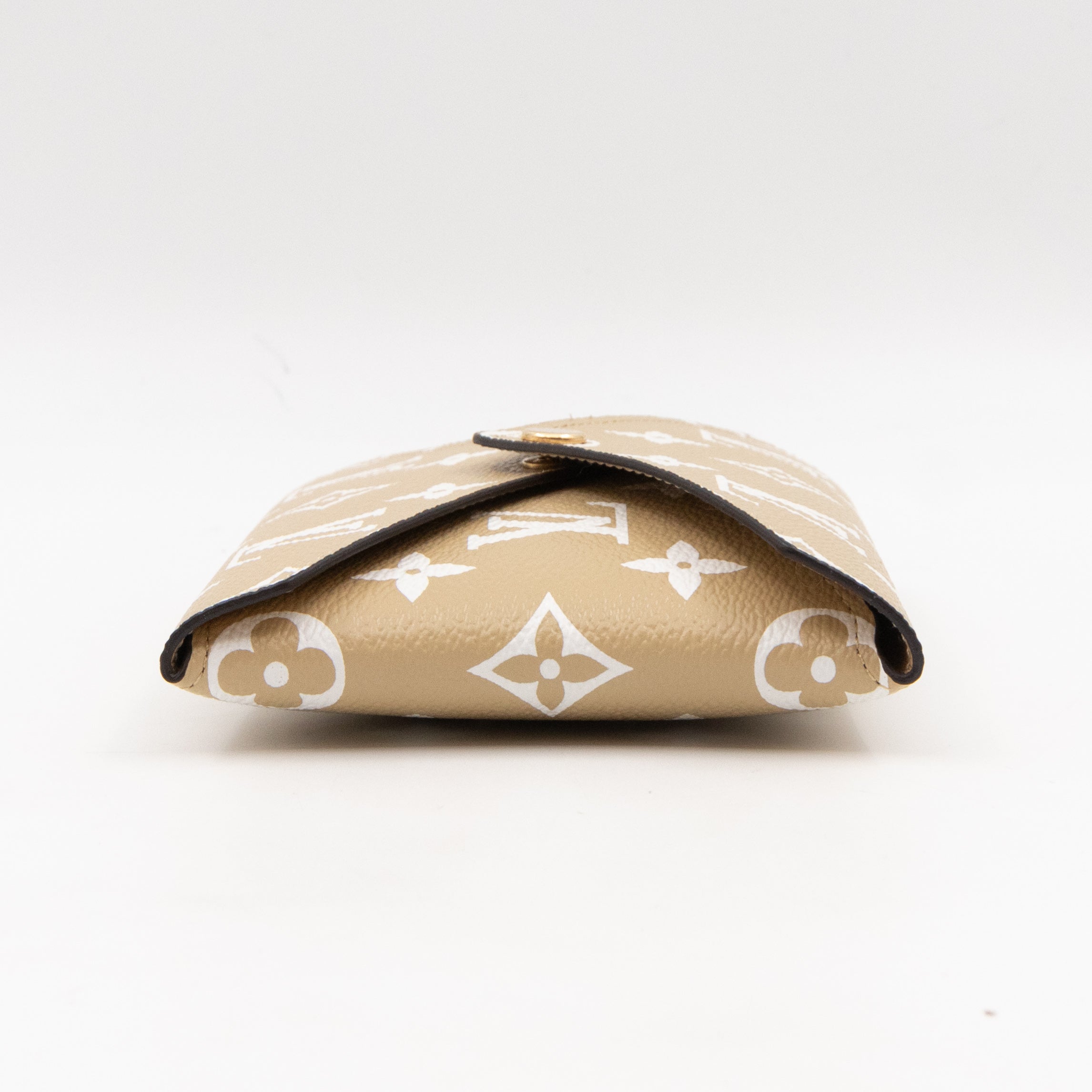 Kirigami Pochette Medium Beige White Monogram