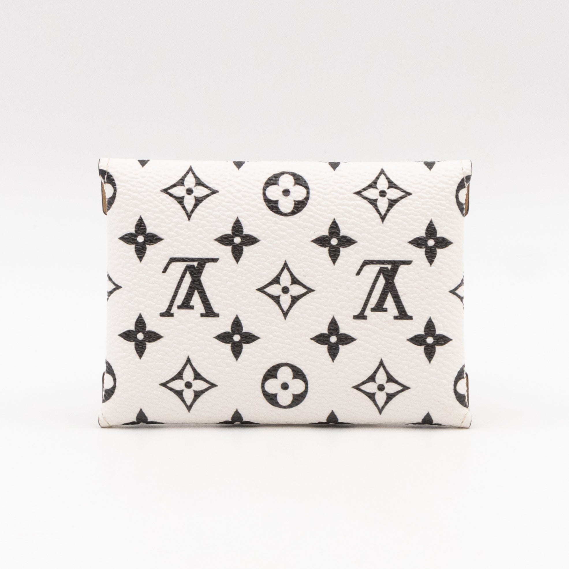 Kirigami Pochette Small White Black Monogram