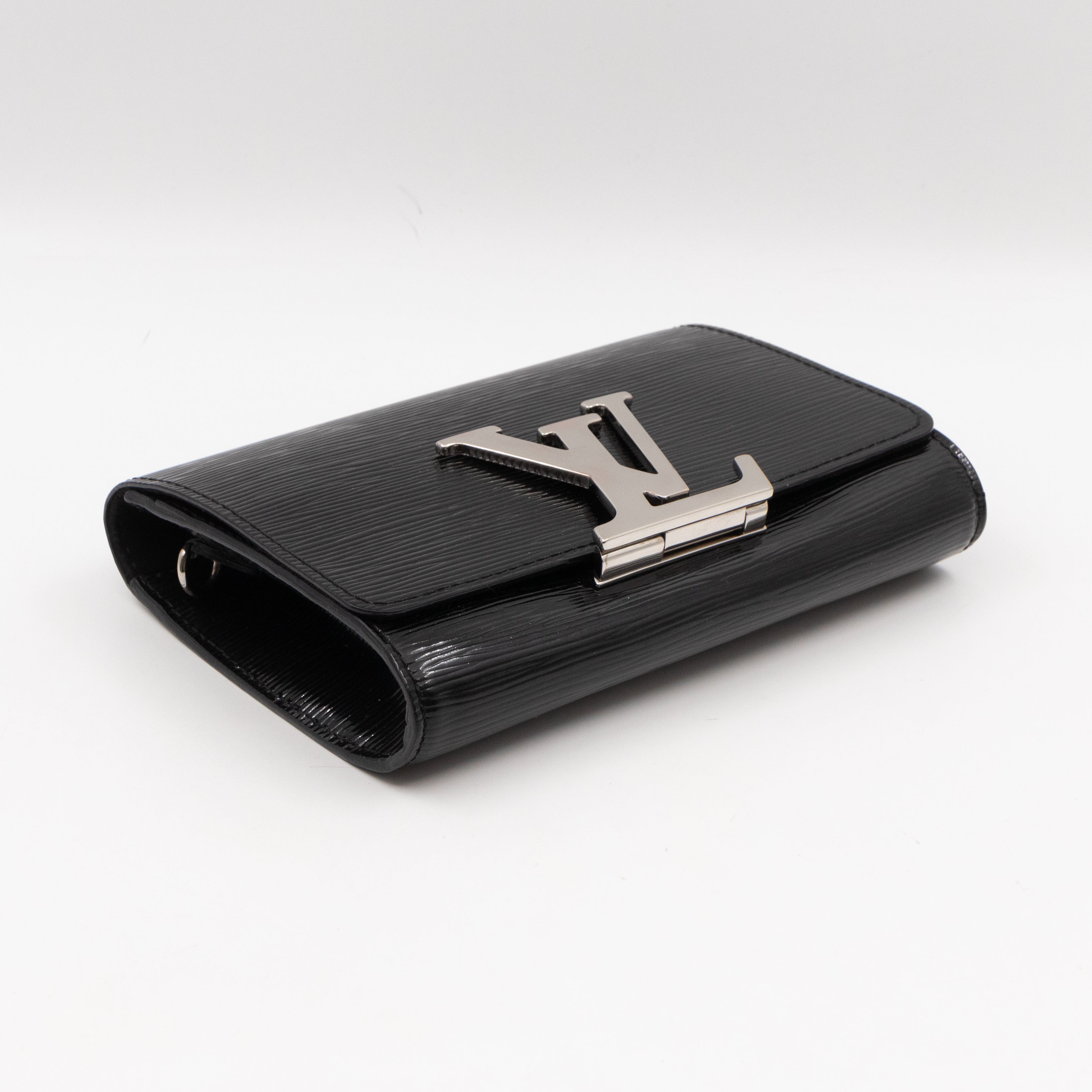 Pochette Louise PM Black Epi Leather