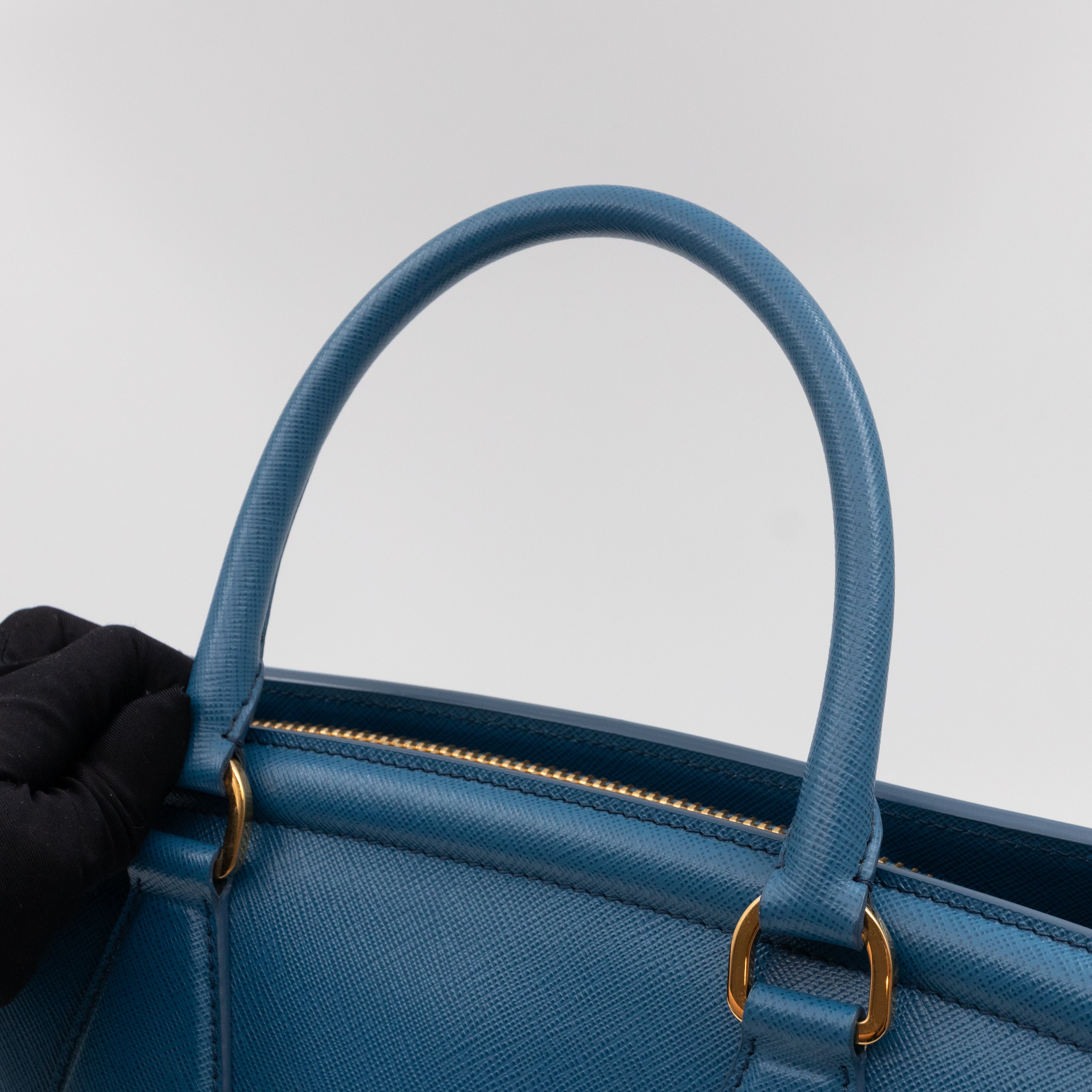 Parabole Tote Gobalt Blue Saffiano Lux Leather