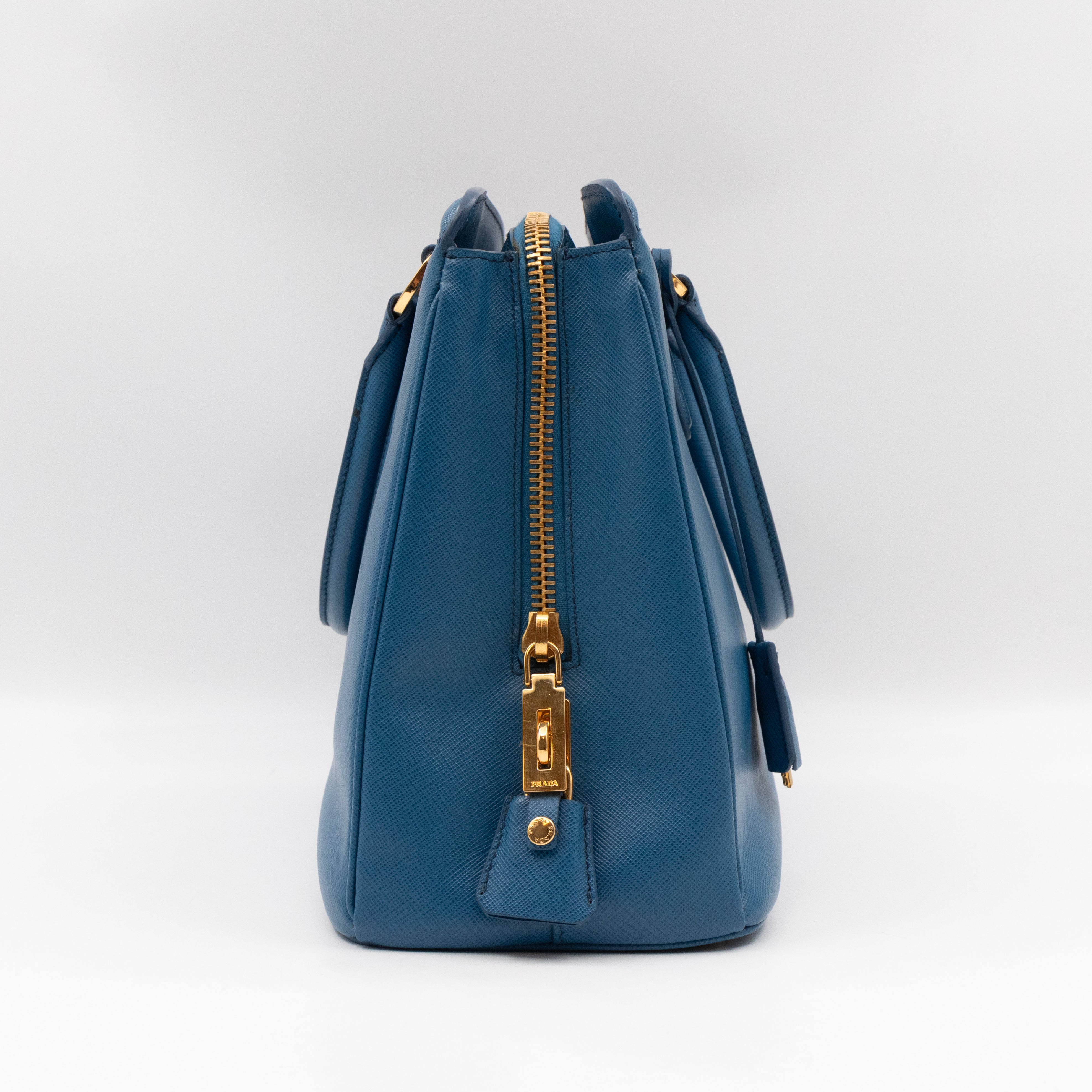 Parabole Tote Gobalt Blue Saffiano Lux Leather