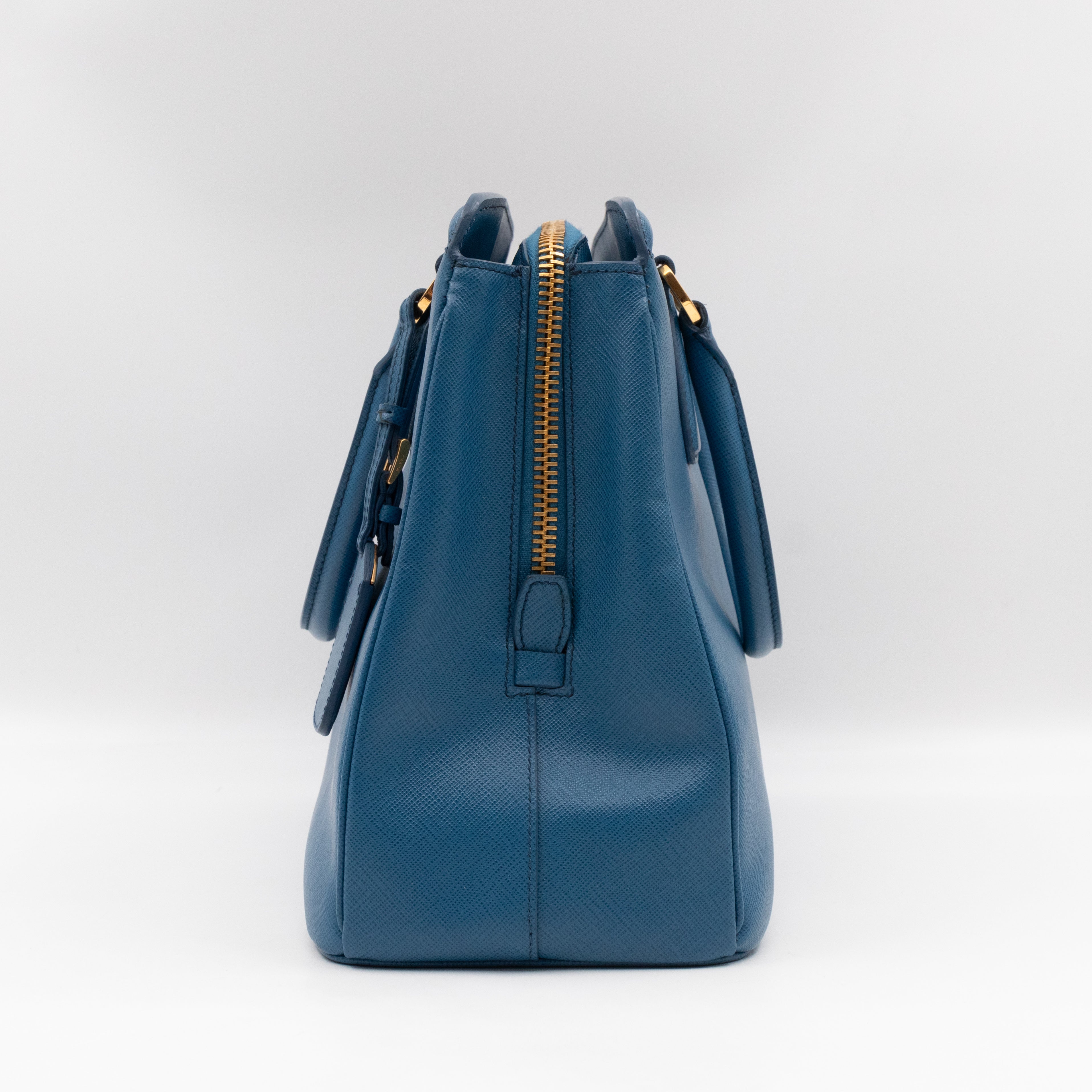 Parabole Tote Gobalt Blue Saffiano Lux Leather