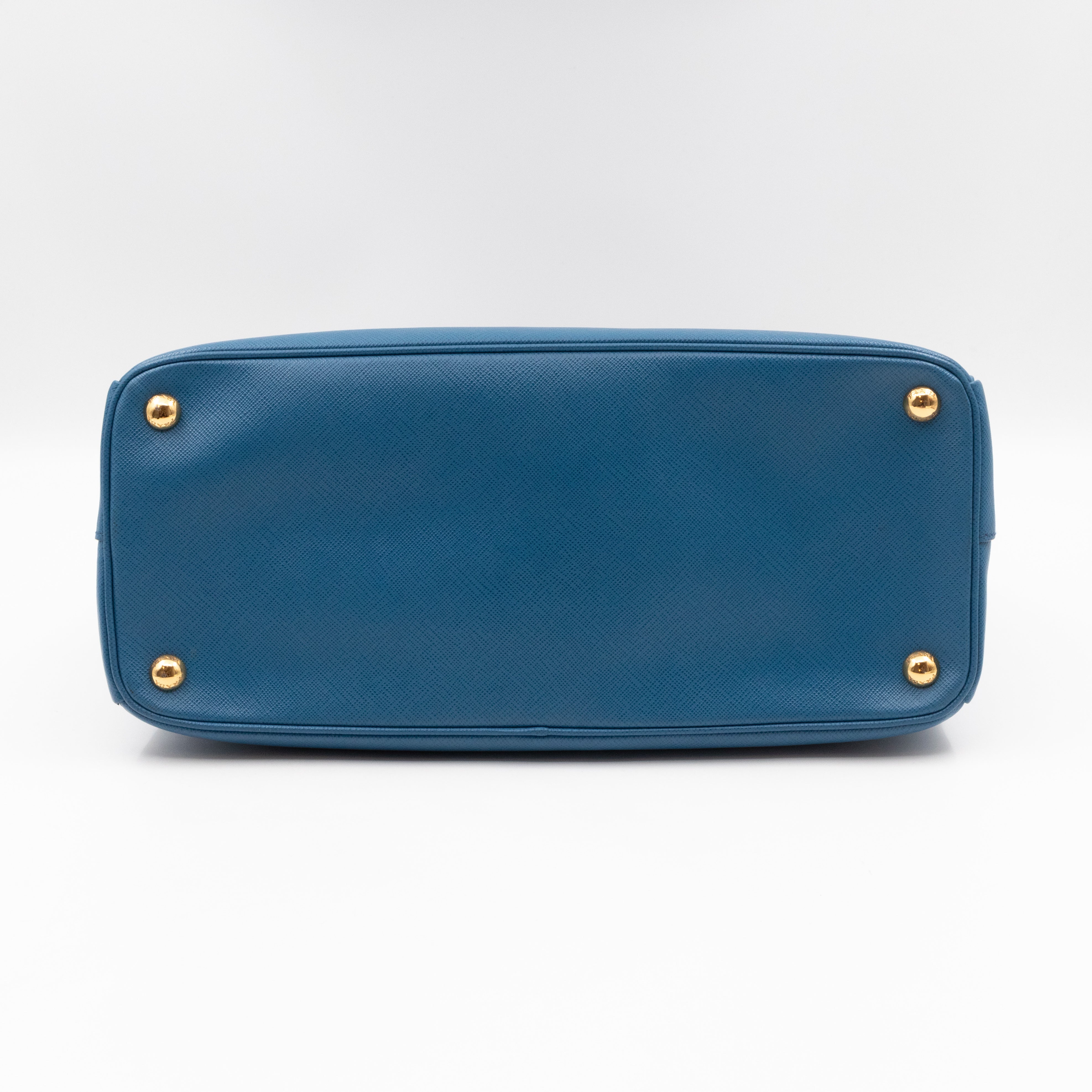 Parabole Tote Gobalt Blue Saffiano Lux Leather