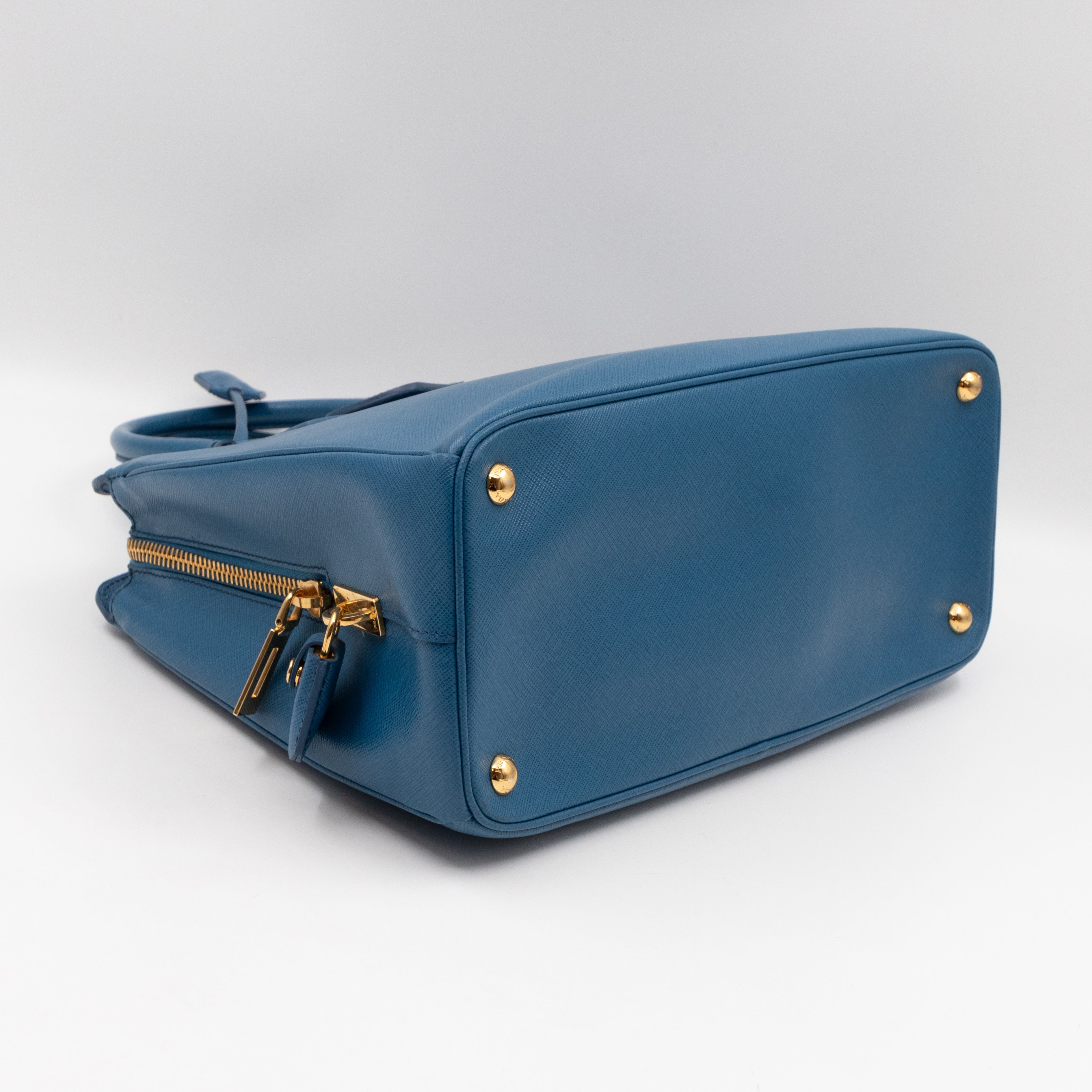 Parabole Tote Gobalt Blue Saffiano Lux Leather