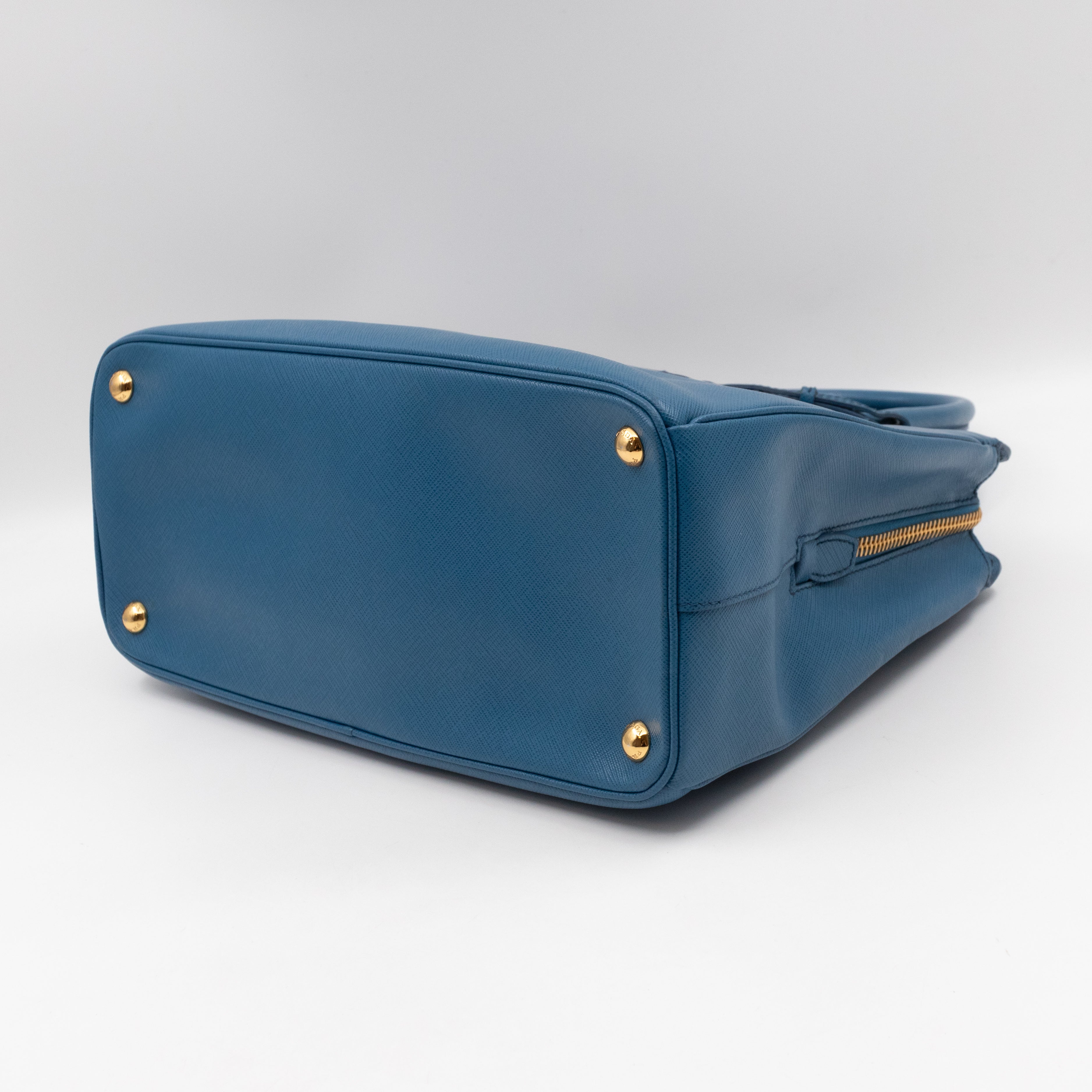 Parabole Tote Gobalt Blue Saffiano Lux Leather