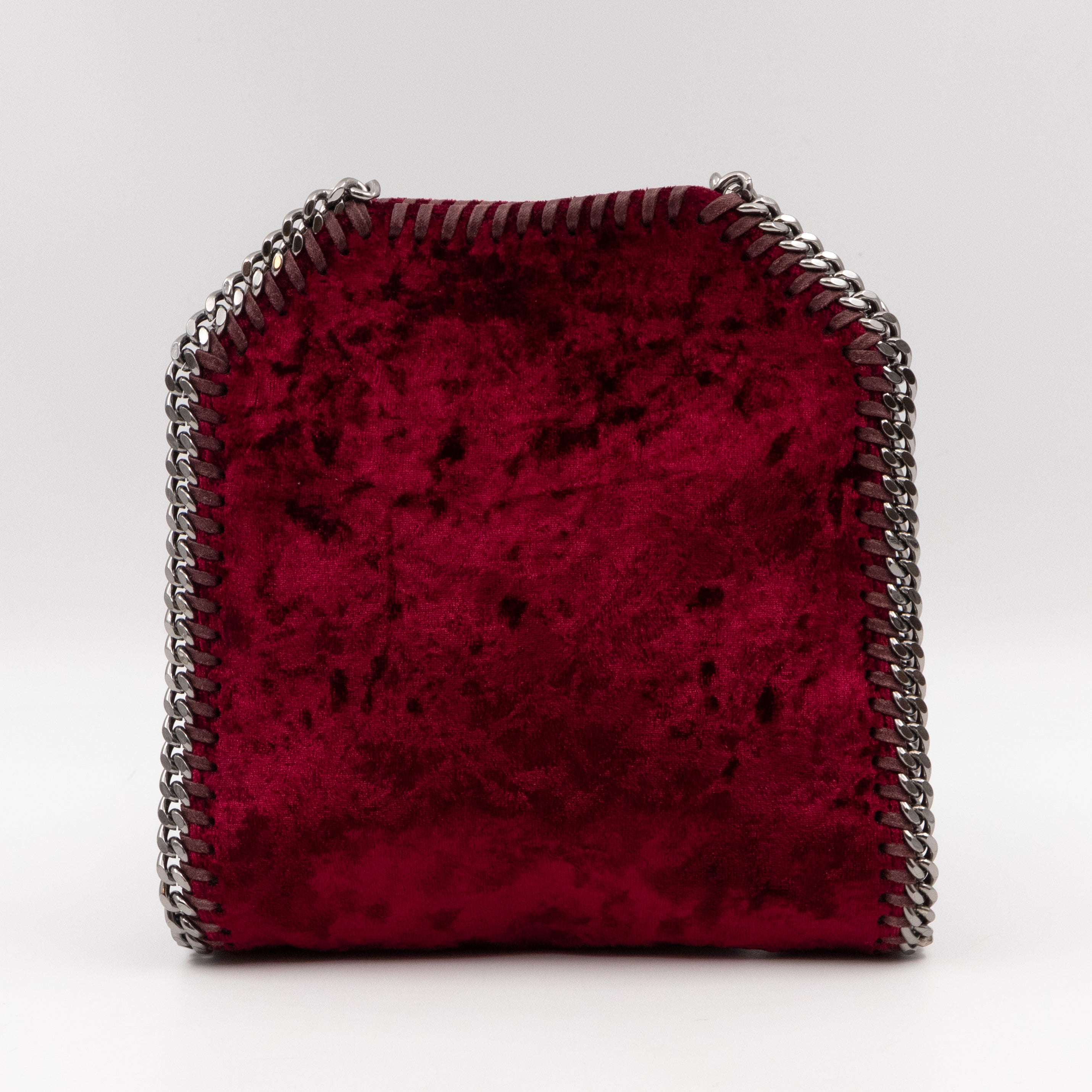 Falabella Fold Over Tote Tiny Red Velvet