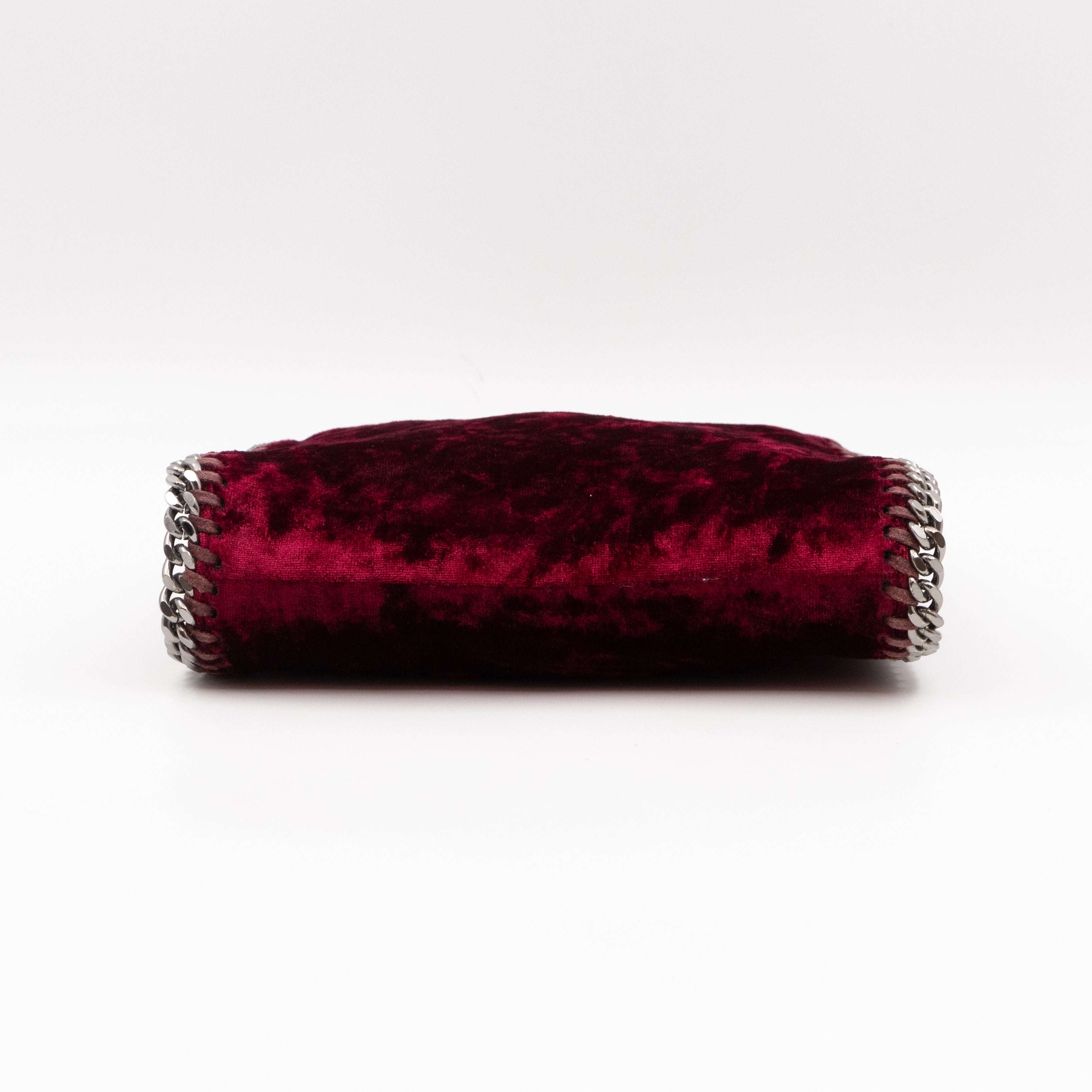 Falabella Fold Over Tote Tiny Red Velvet