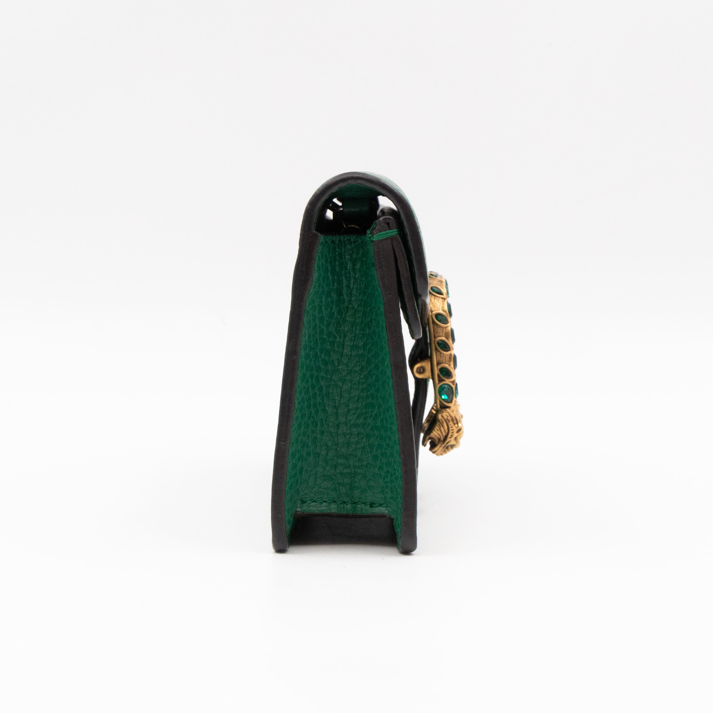 Dionysus Super Mini Green Leather