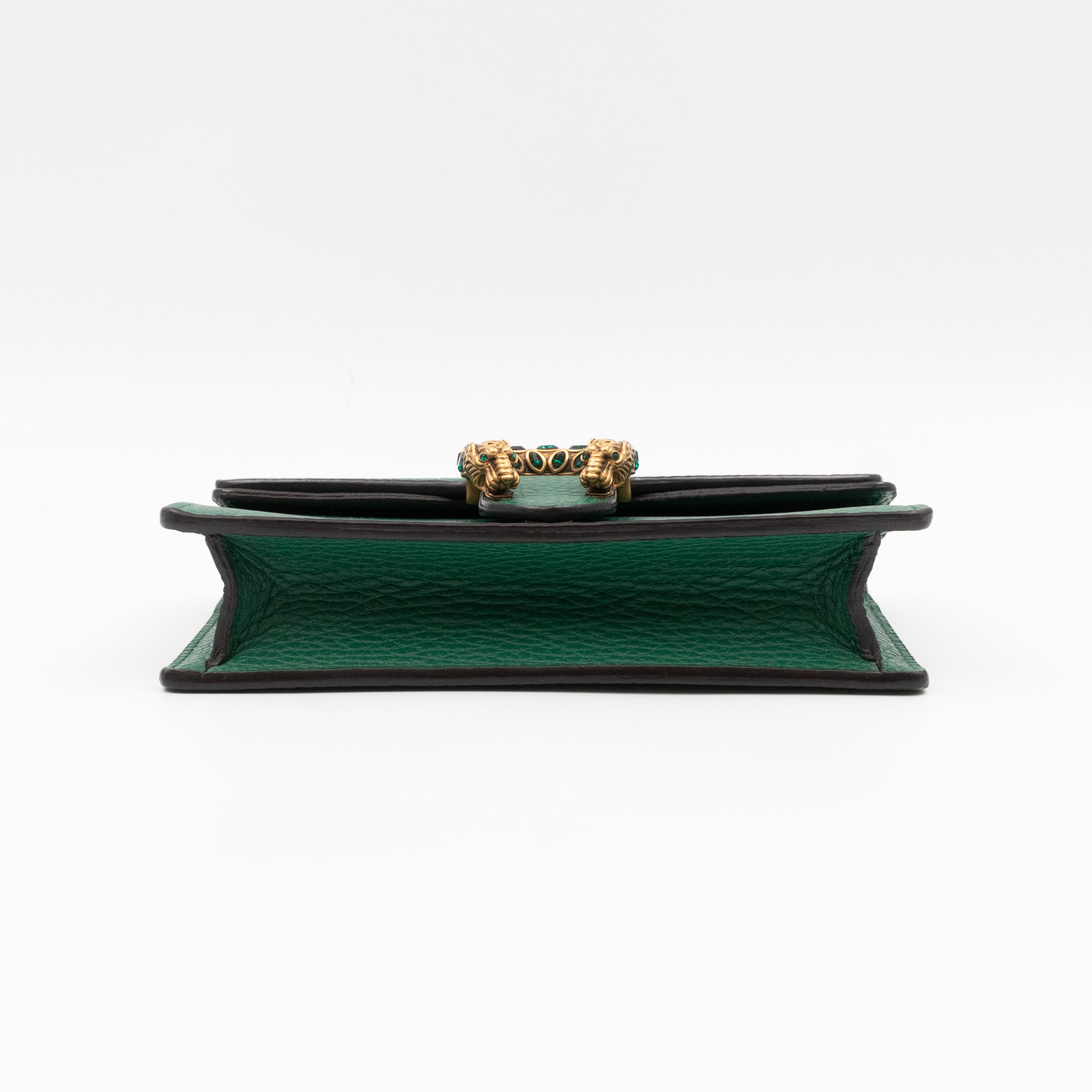 Dionysus Super Mini Green Leather