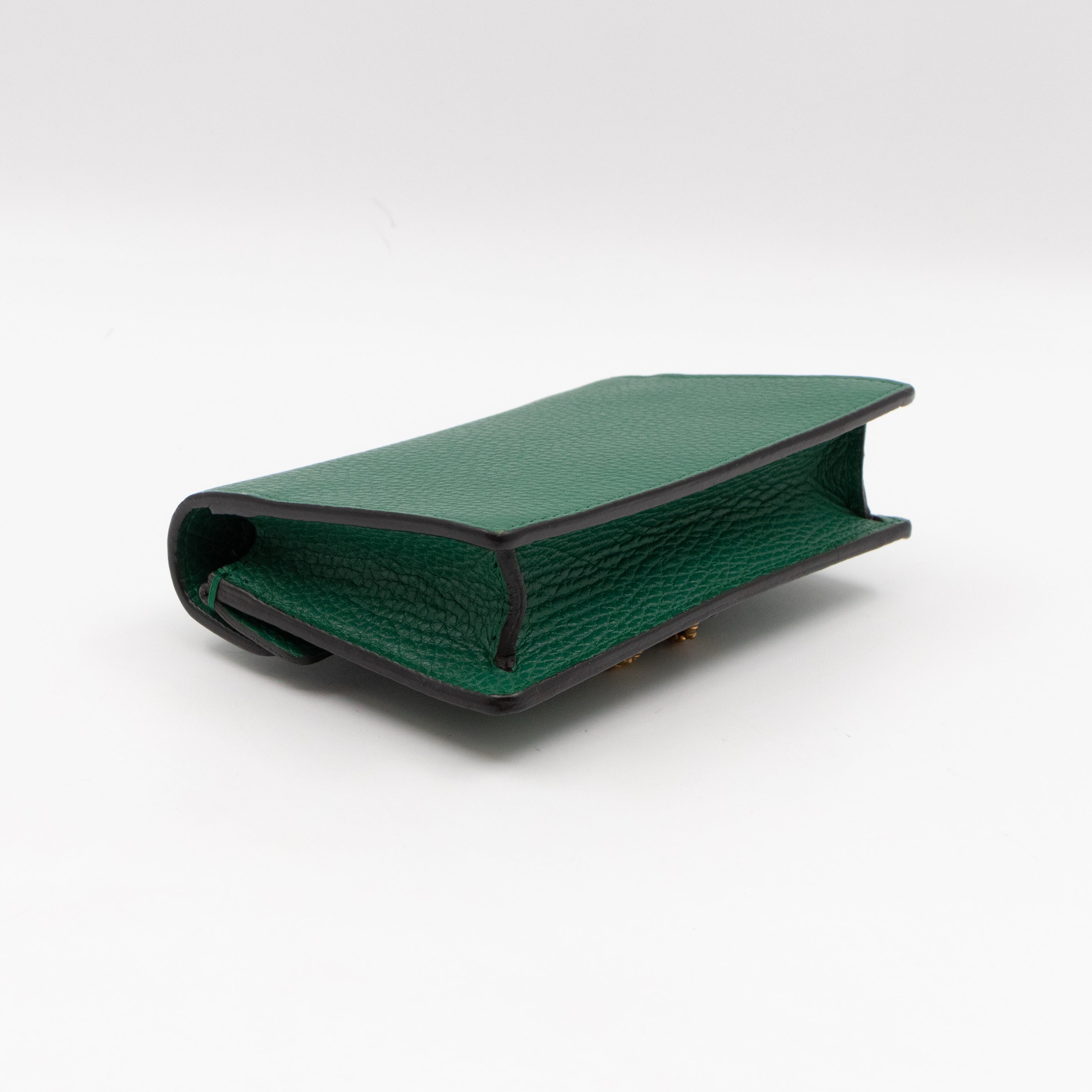 Dionysus Super Mini Green Leather