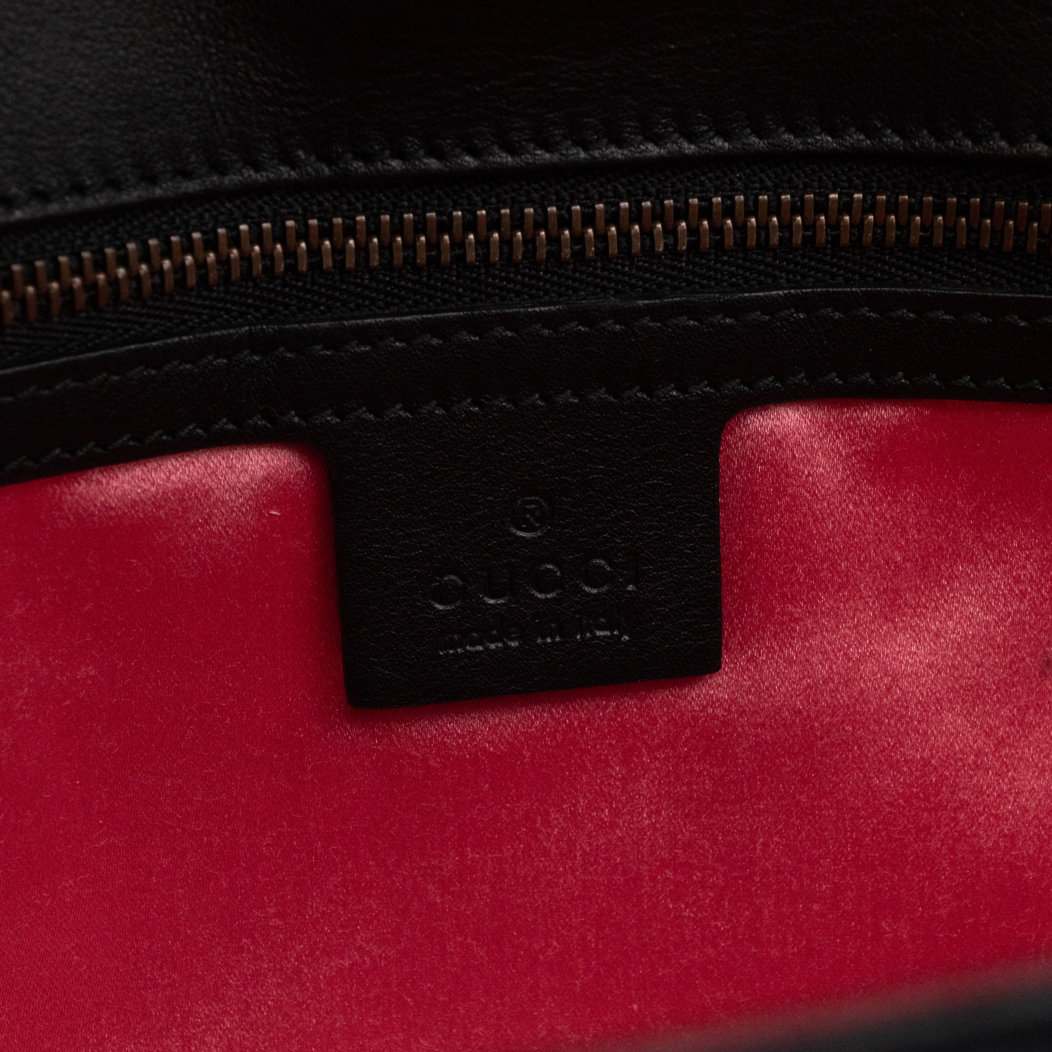 GG Marmont Small Flap Bag Black Velvet Crystals